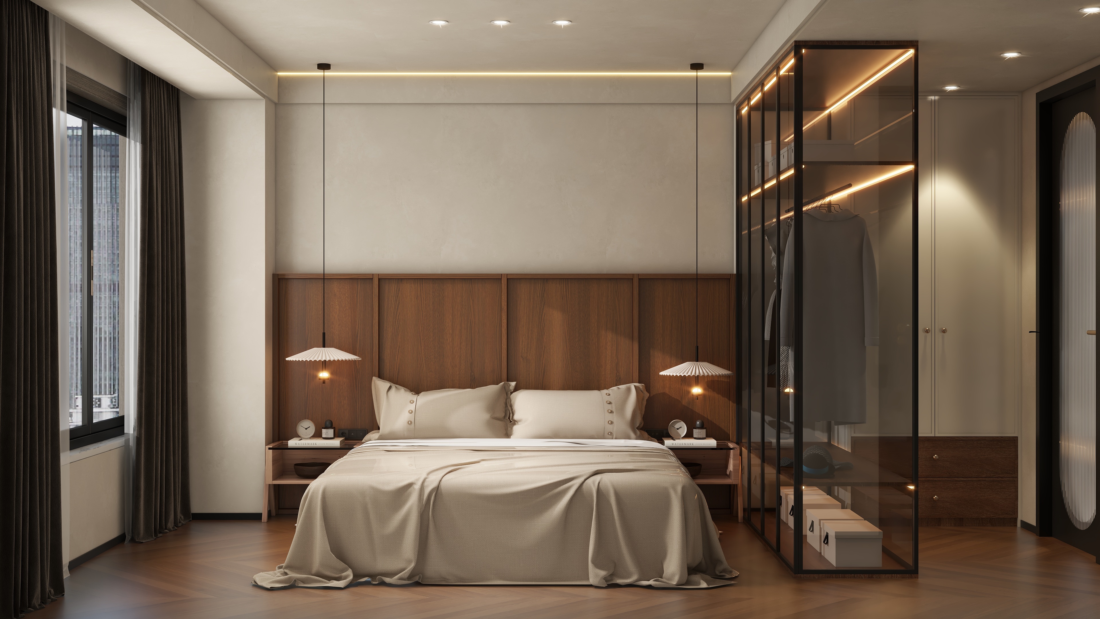 设计师珂源-云科府侘寂107㎡4室装修效果图