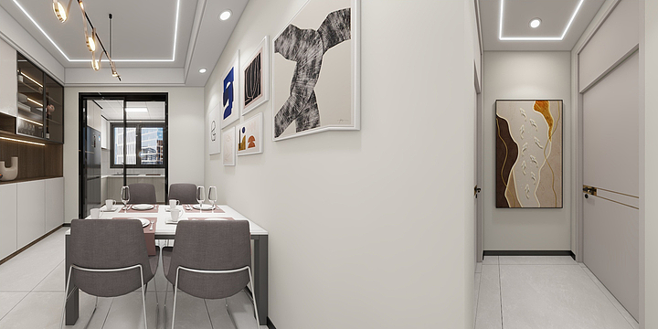 花朵与草-海华天誉-现代150-装修设计方案