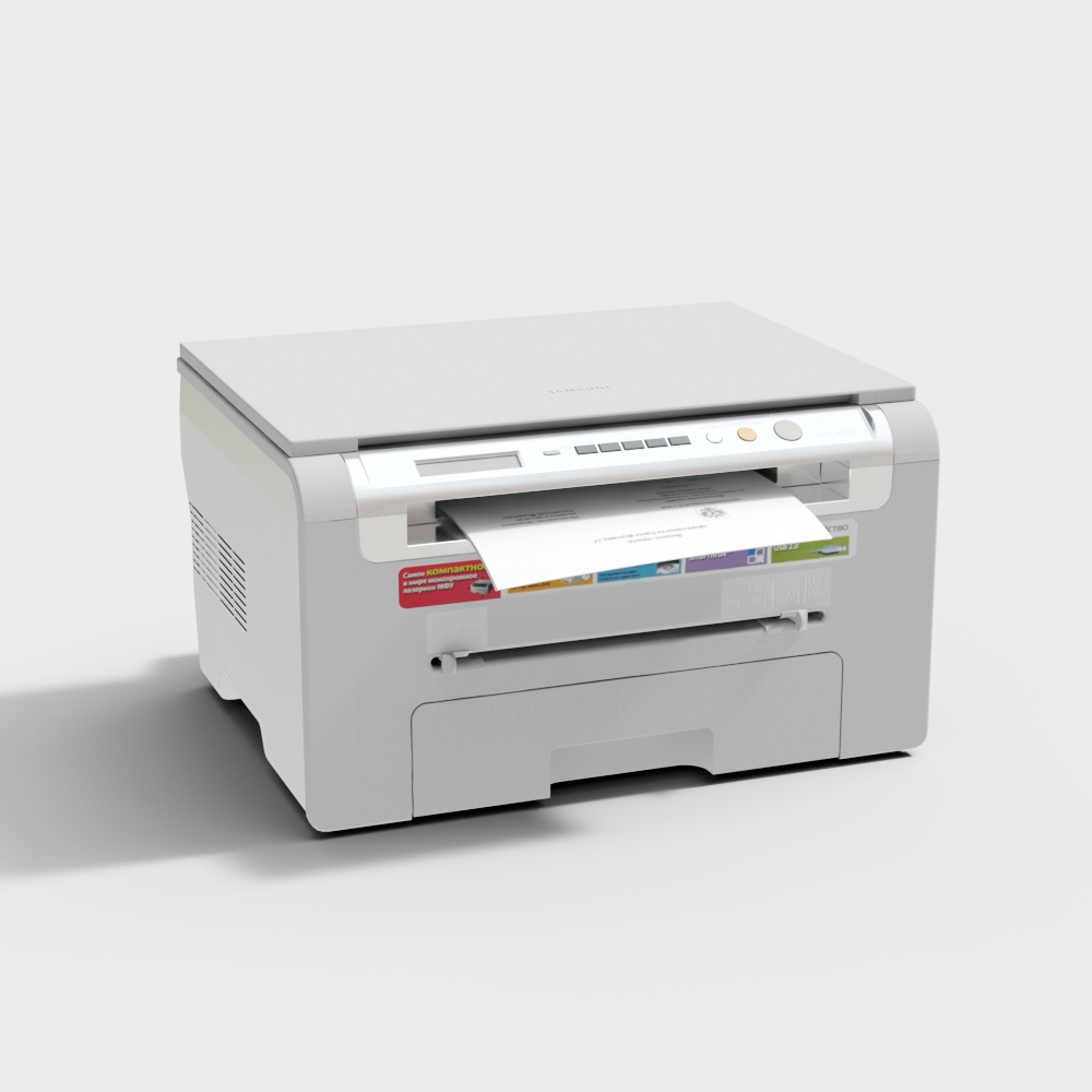 道具-打印机3D模型