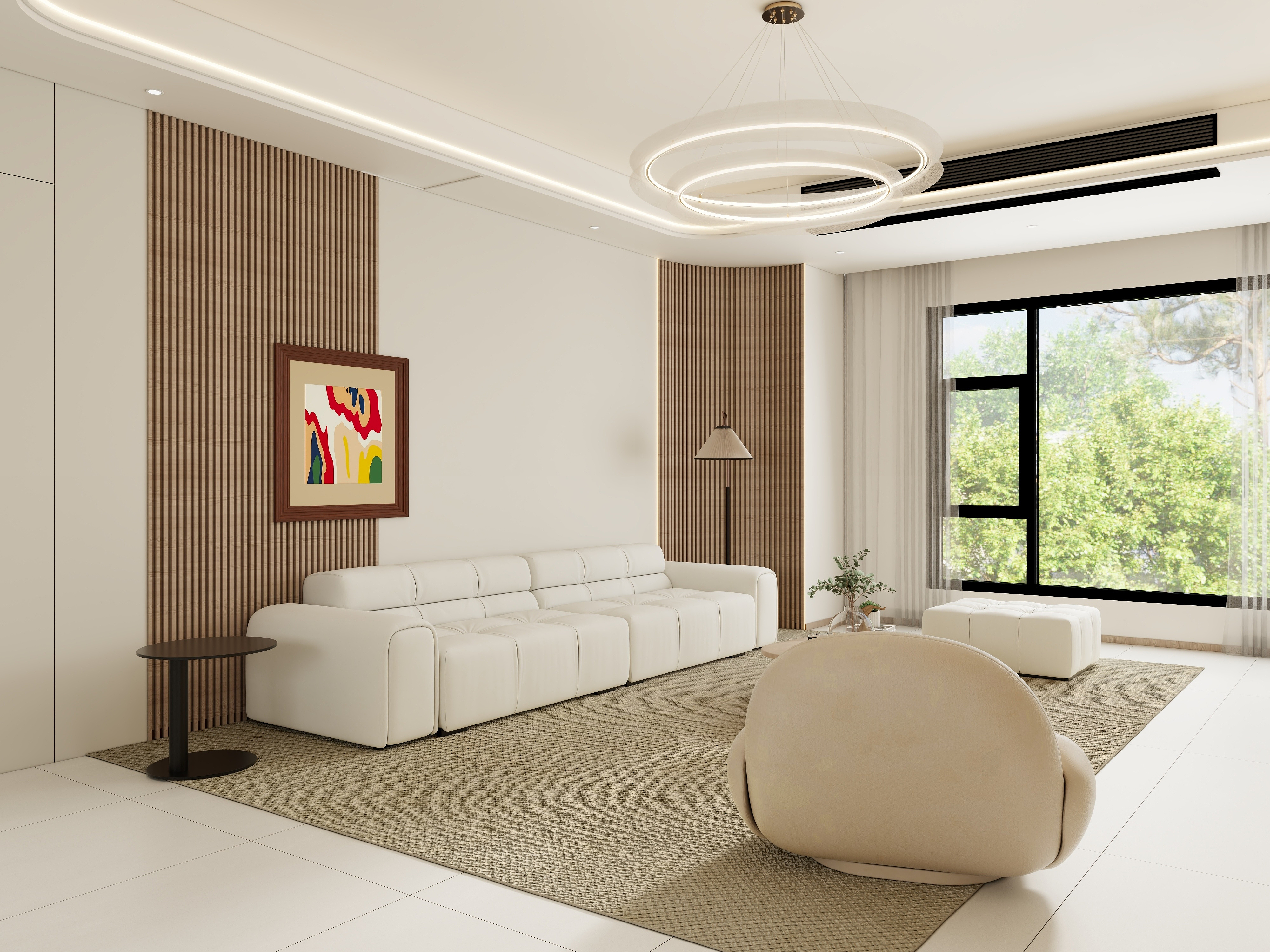 设计BAIGE-168㎡4室装修效果图