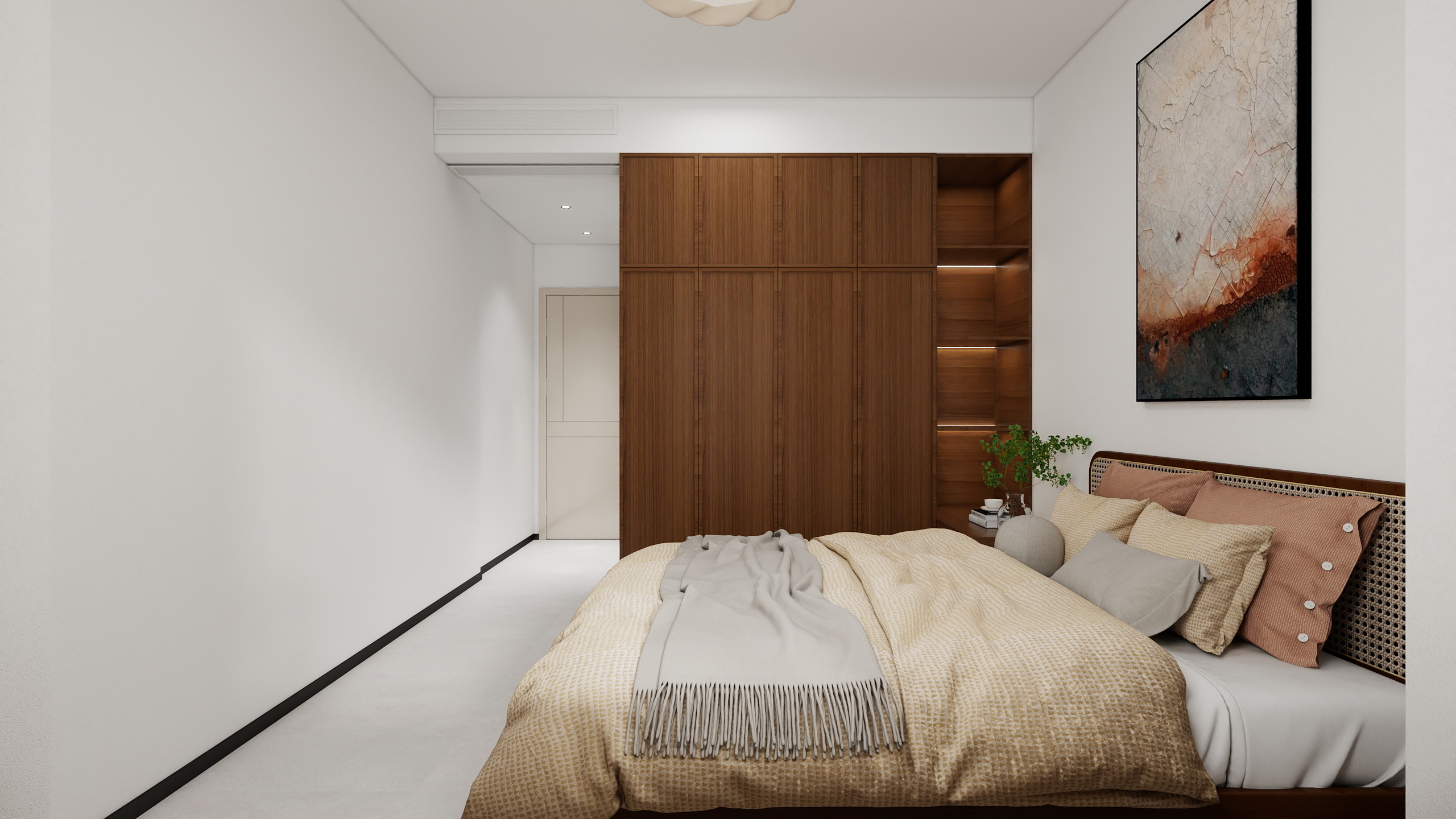 唐锐-侘寂风-冰心四射装修效果图