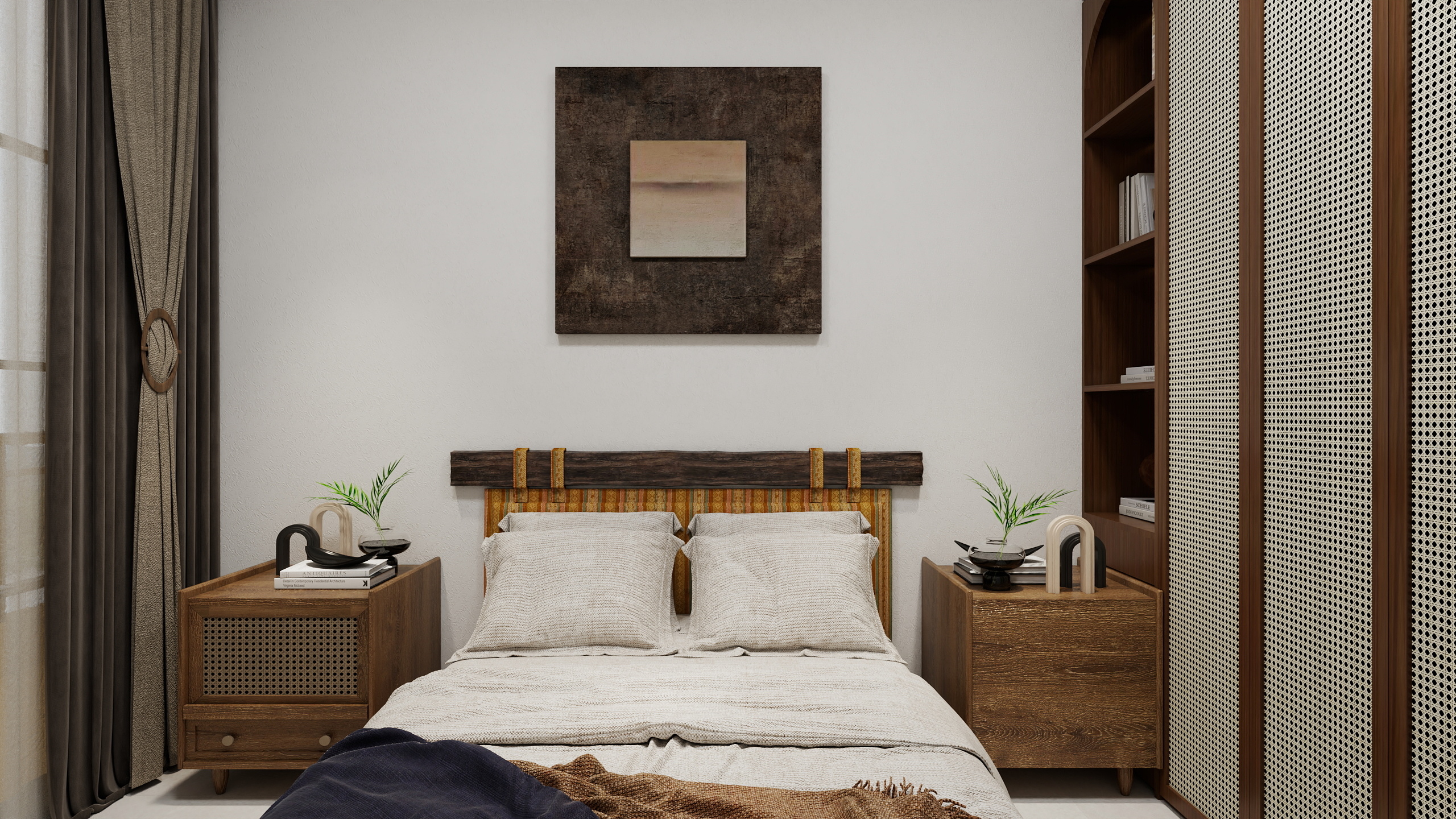 唐锐-侘寂风-冰心四射装修效果图