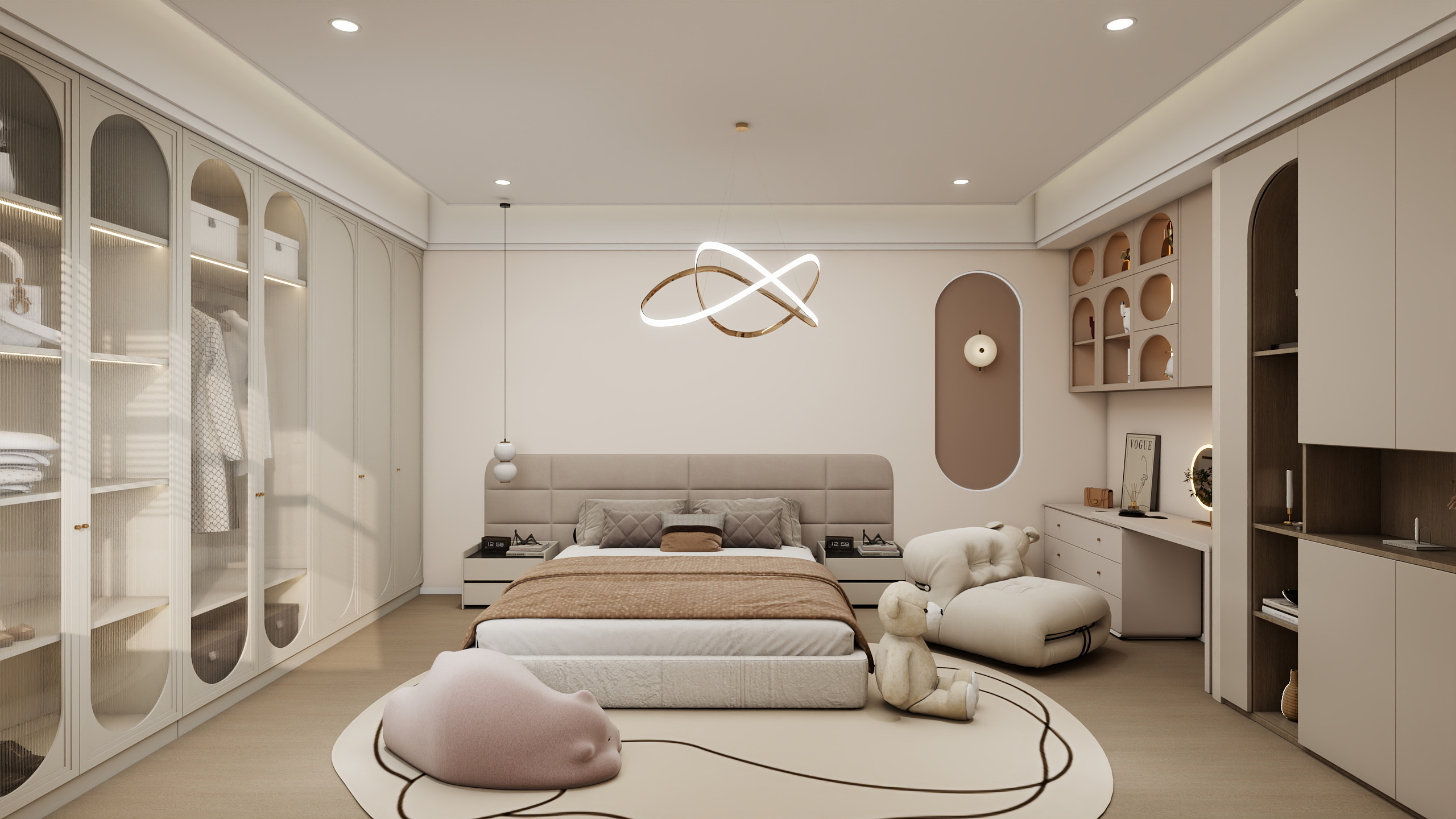 一坤一-自建房女儿房-装修设计方案