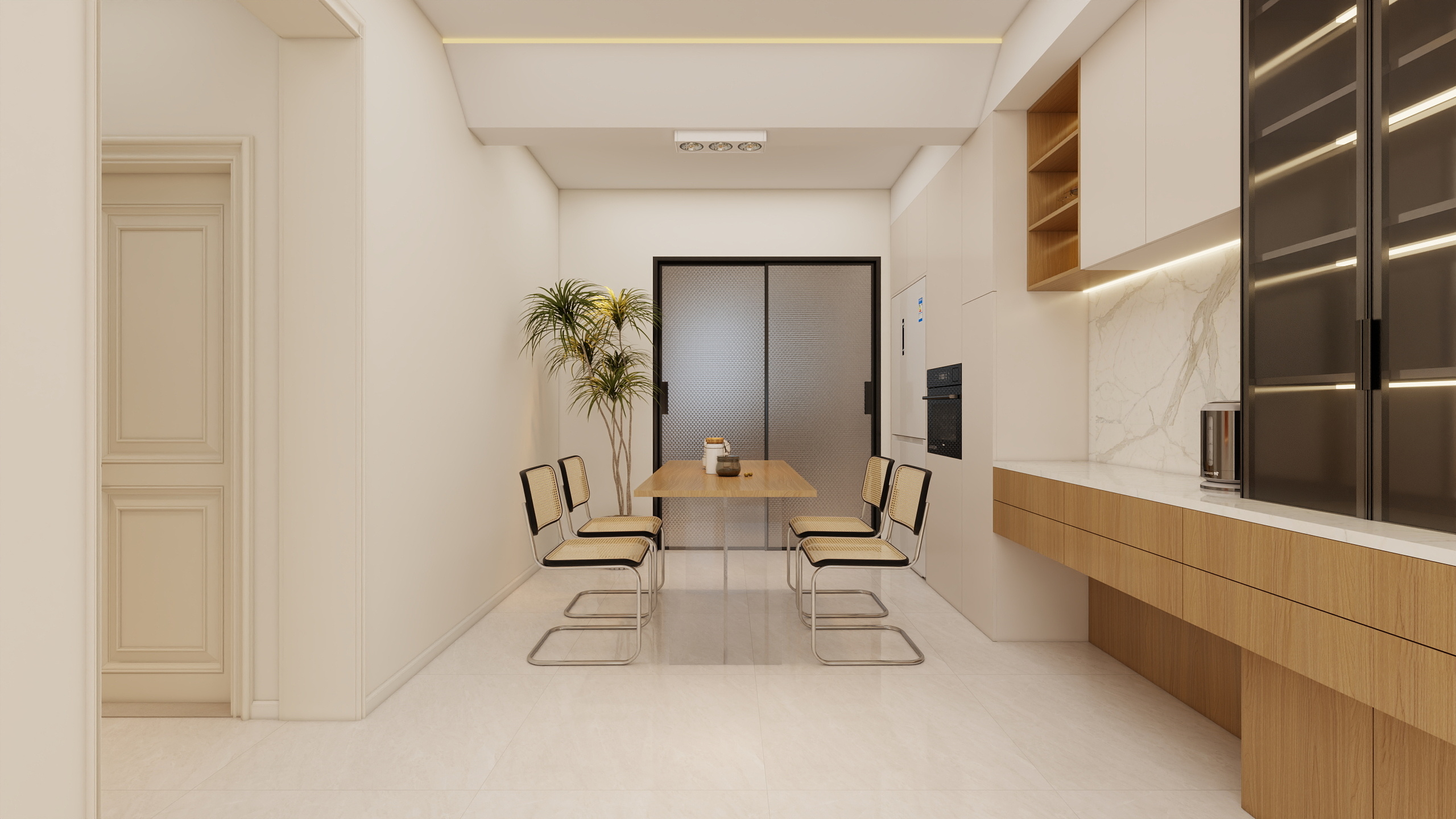 马佳奇-140平奶油原木风-《换新》装修效果图