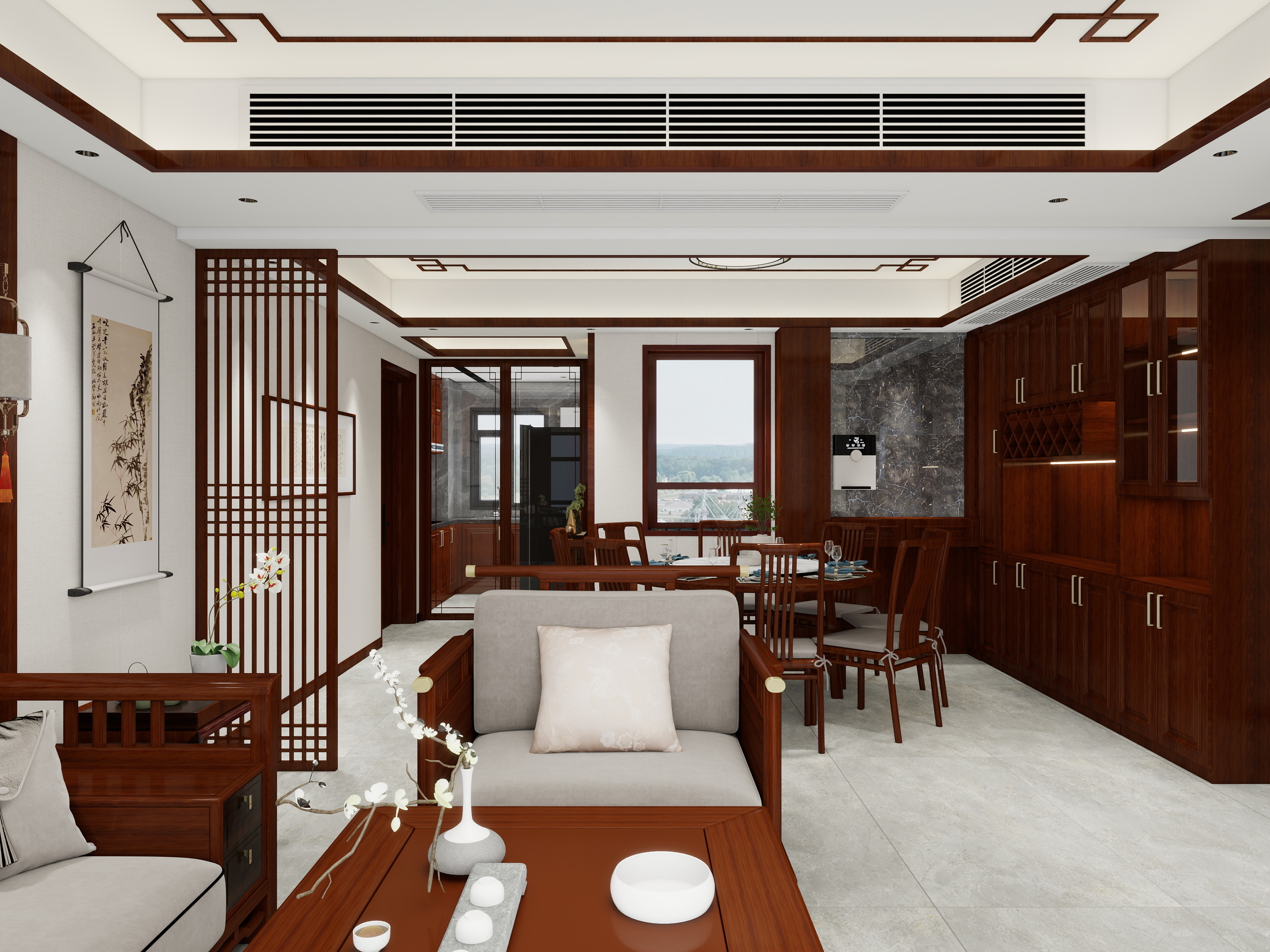 江西省焕品居装饰设计工程有限公司-中式-装修设计方案