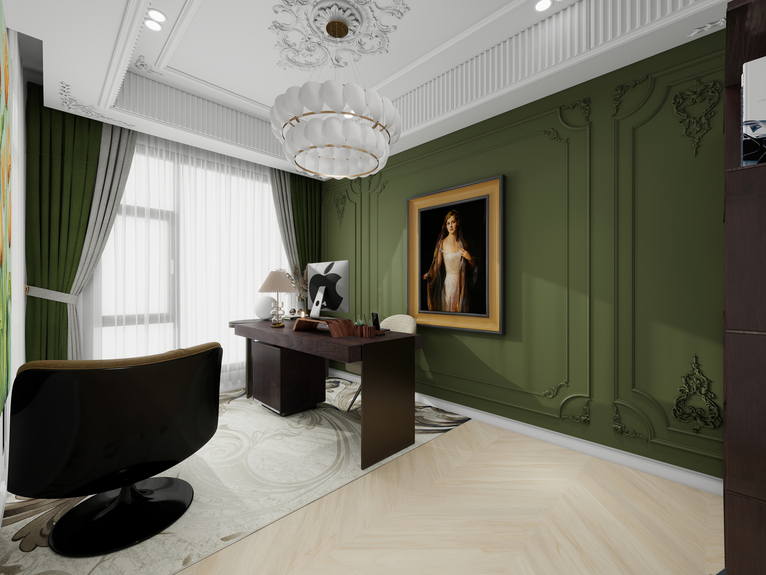 marcoJ-卡林福德法式92㎡2室装修效果图