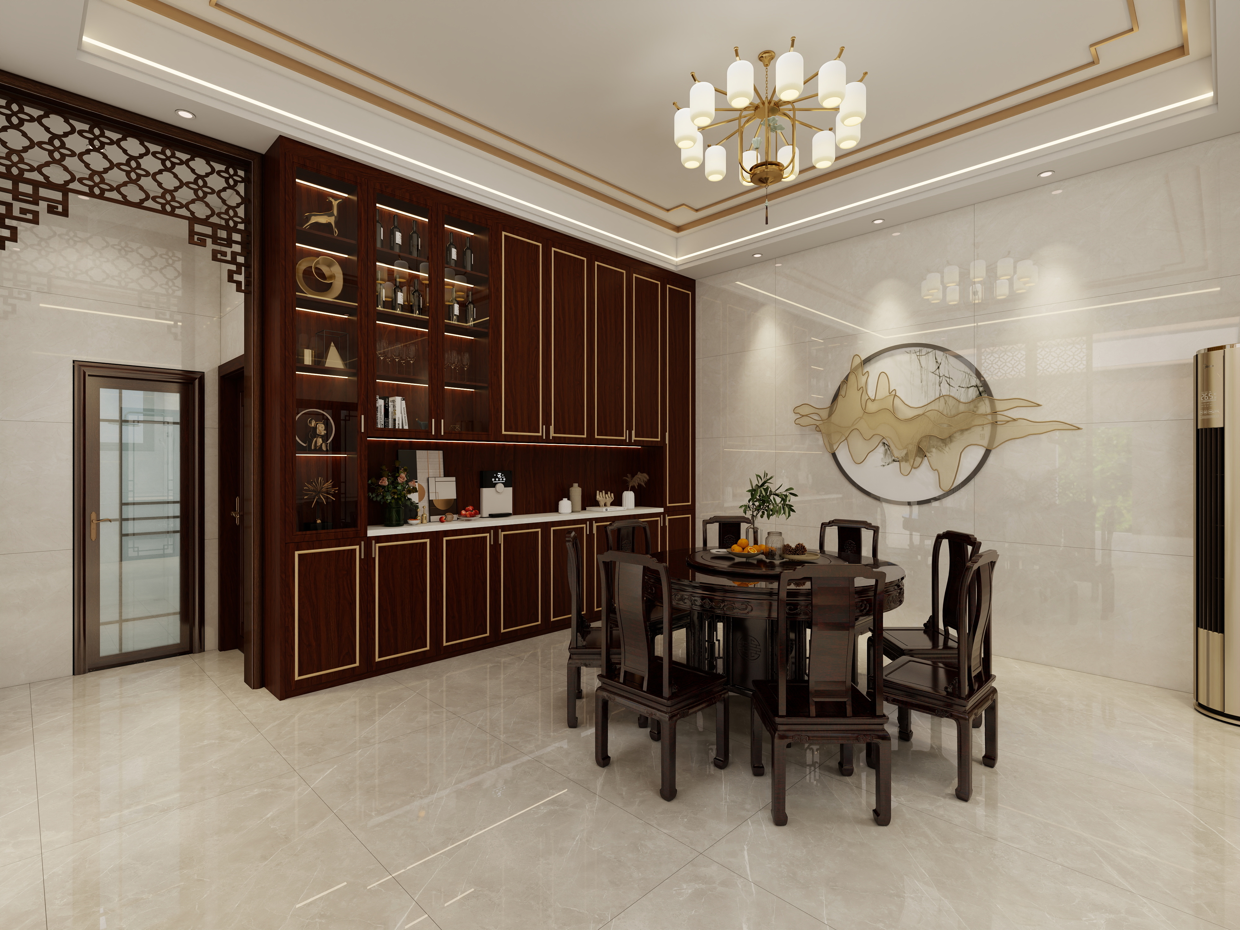 惠州装修找沫竹-潮洲-新中式自建房-年华装修效果图