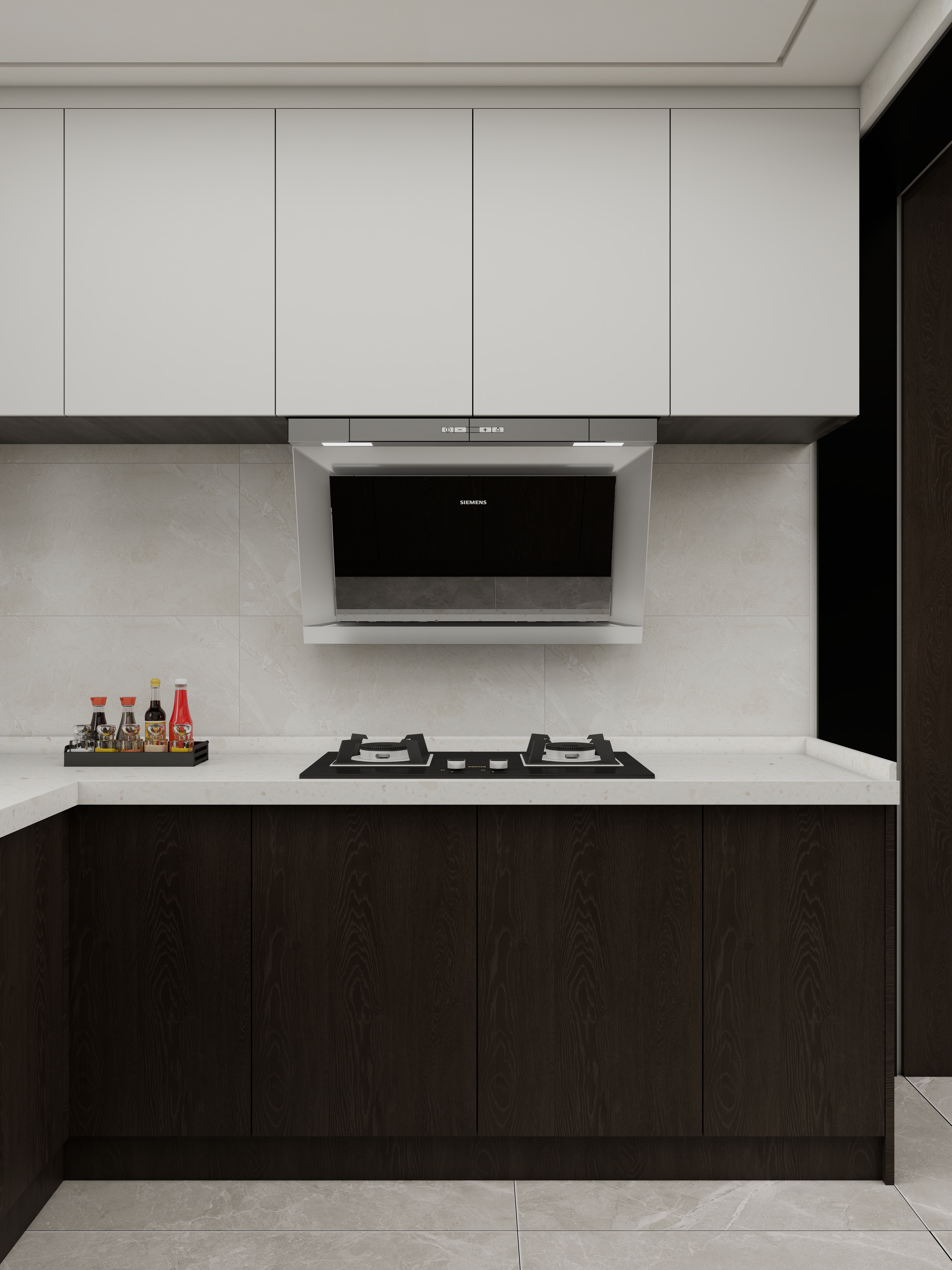 壹诺设计工作室-115㎡3室-现代简约装修效果图