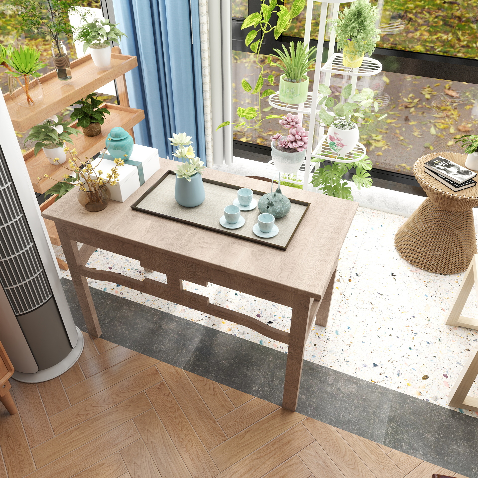 A周素人设计-《小夫妻》的原木之家装修效果图