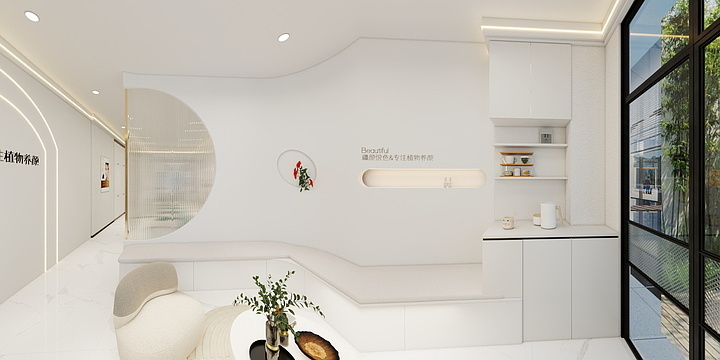 派克软装设计-美容院-装修设计方案