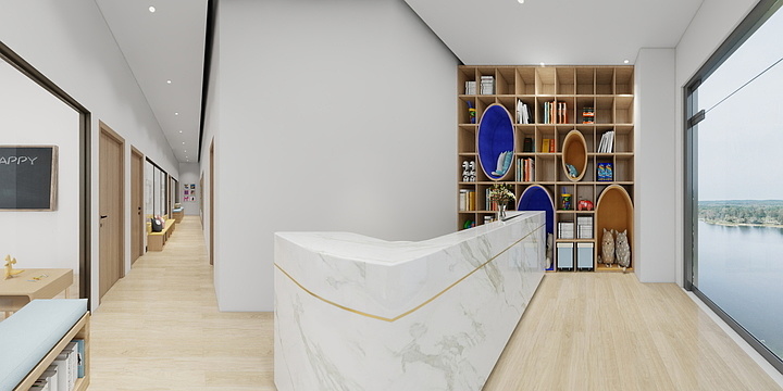 河南艺佳整装设计师徐梦瑶-涂比乐美术张易书法-装修设计方案