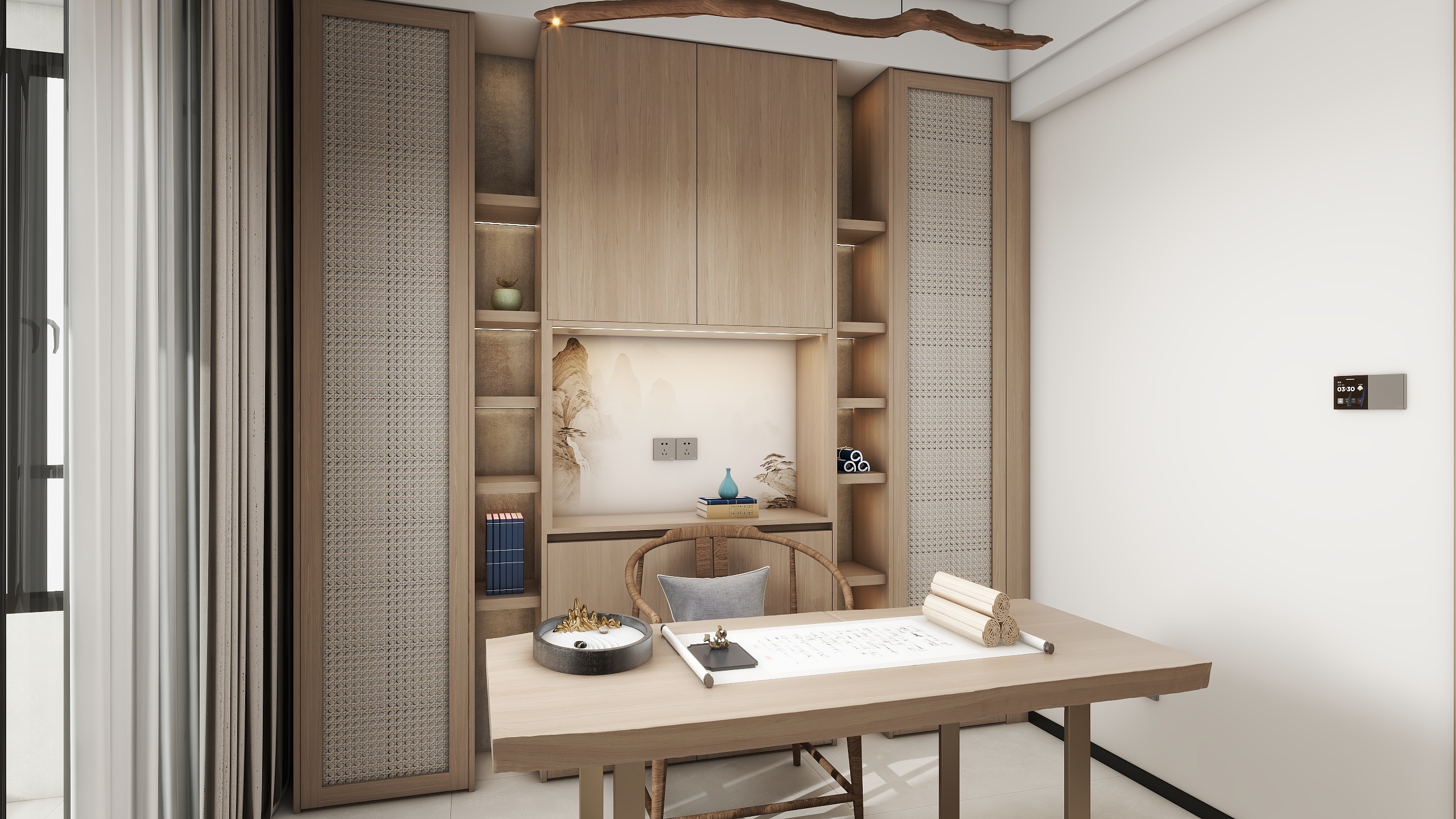 ONE丨DESIGN丨刘辰尧-奥园155㎡3室装修效果图