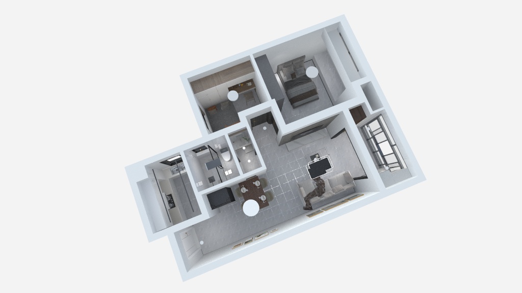 我会说nonono-宁新-70方-装修设计方案