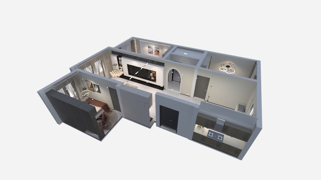 酷佳装饰-吕鹏婚房-装修设计方案