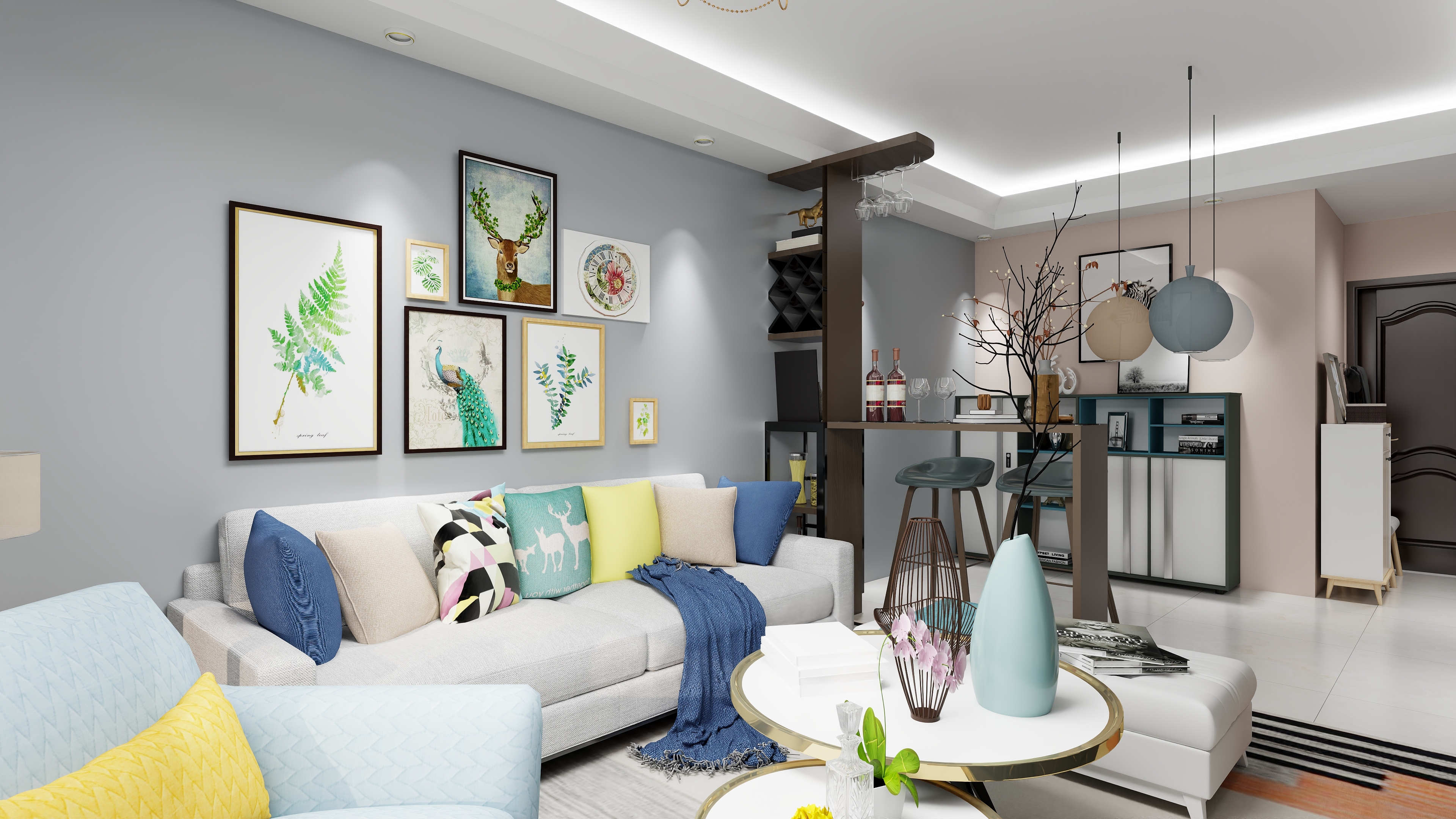 fjz122-德信海德公园--北欧风格-装修设计方案