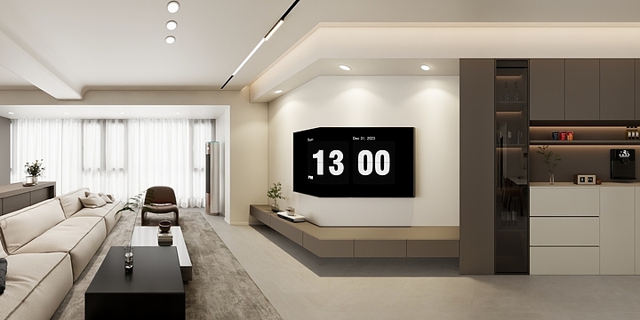 峨眉山市圆梦空间装饰-峨眉骊景6-1-205-装修设计方案