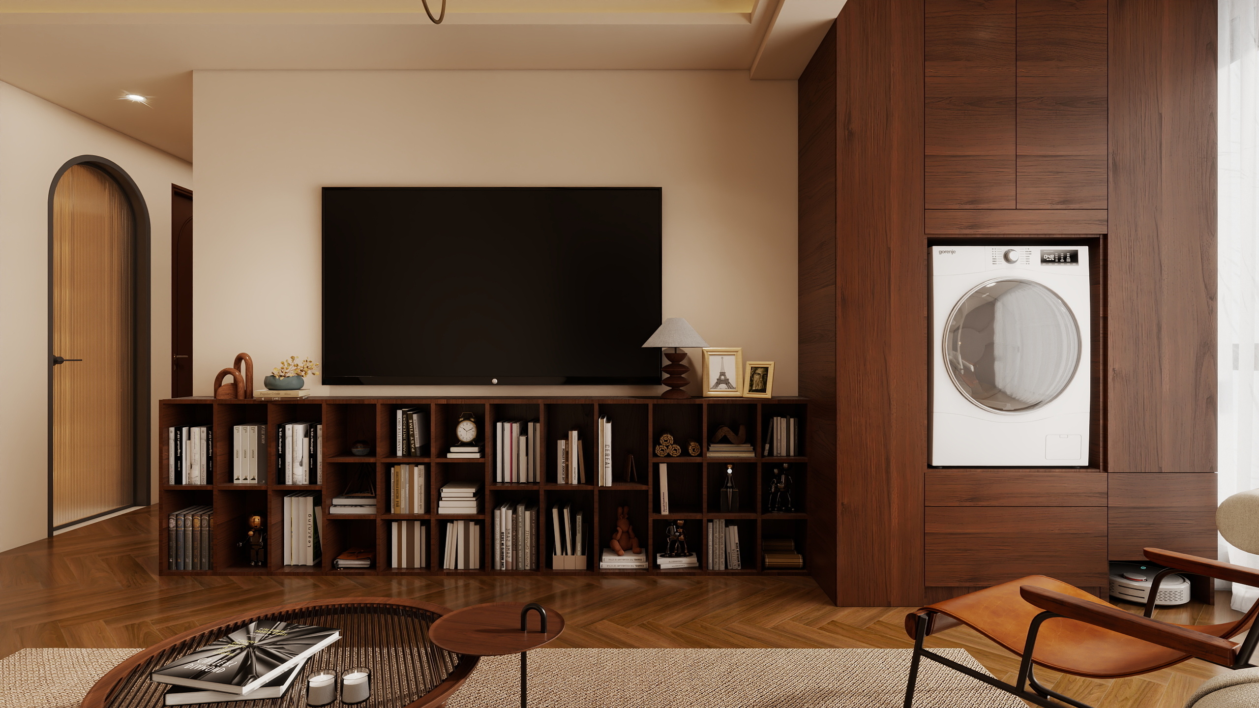 萤飞秋叶随-中古风-88平方装修效果图