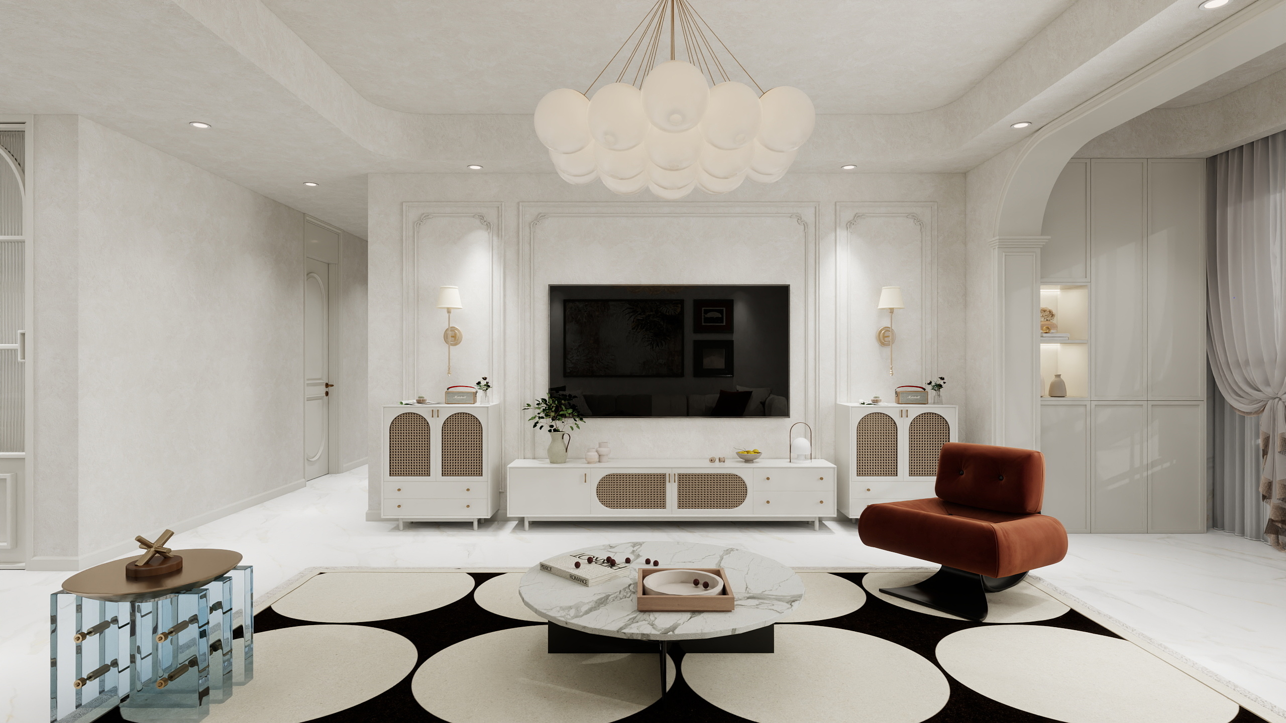 麦子是设计师-麦子151㎡3室装修效果图