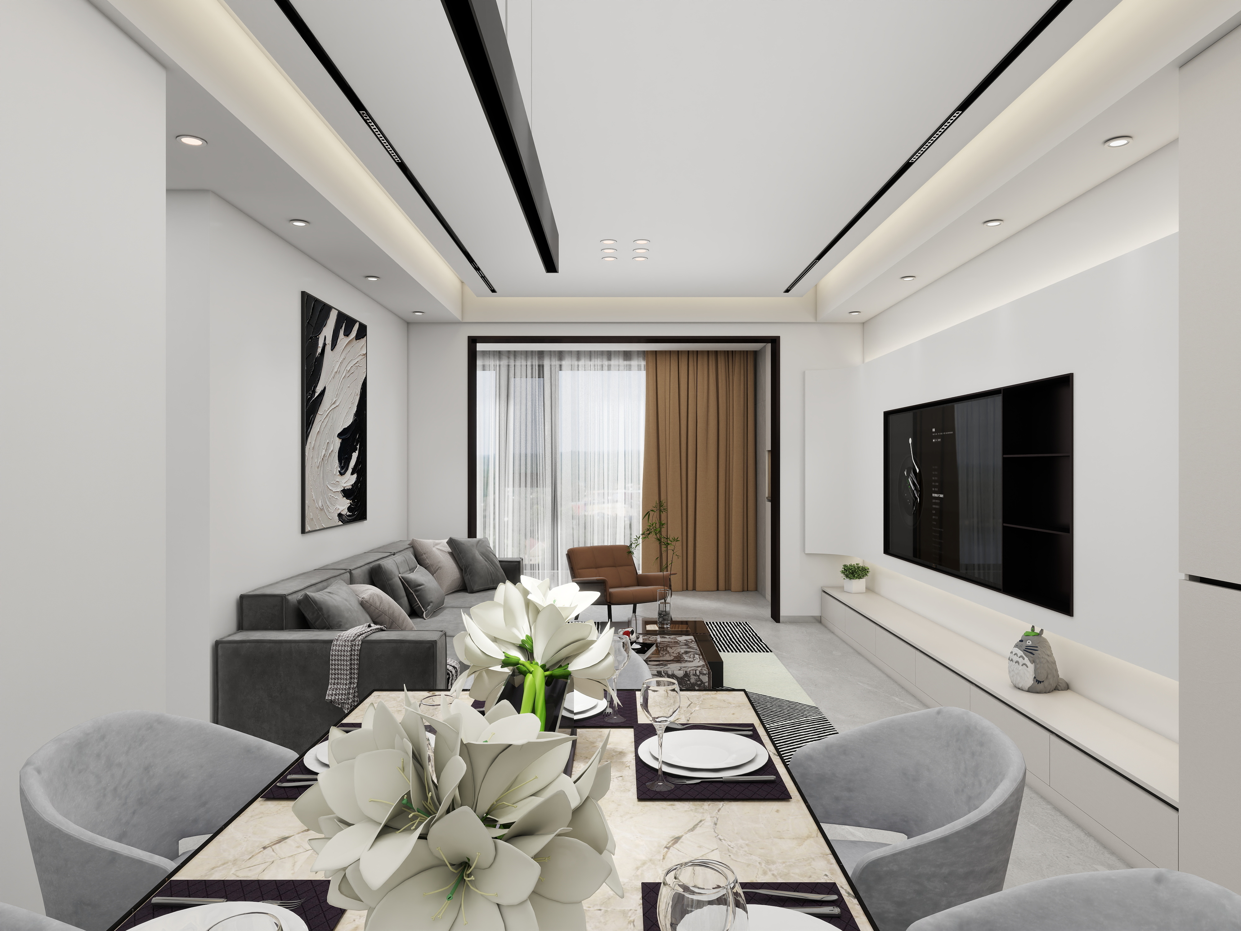 云不哭-嘉福尊品12栋03户型-装修设计方案