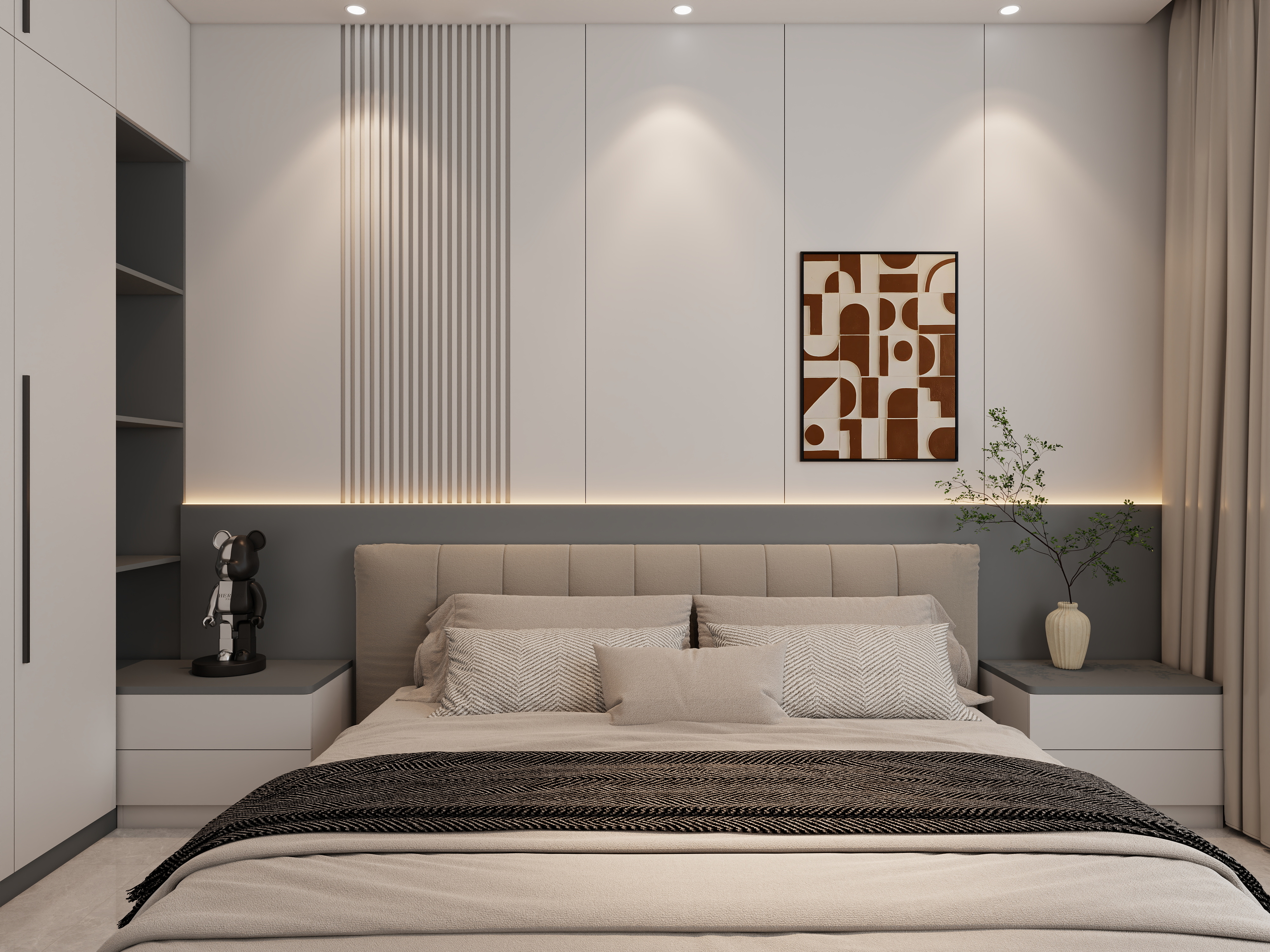 柳州设计师小丽-82m²现代简约两室-装修设计方案