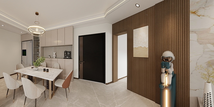 设计师王彦章-汇景雅苑中户设计方案-装修设计方案