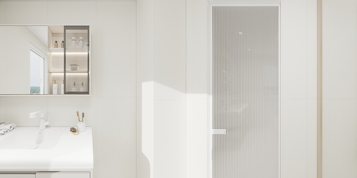 孔设计的效果图-三居室效果图-装修设计方案