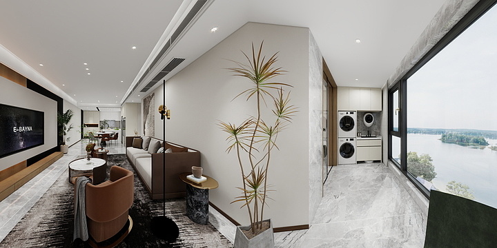 创艺居设工作室-公园世纪5-2401-装修设计方案