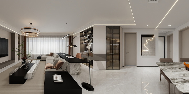 张璐娜-未来生活城166平-装修设计方案