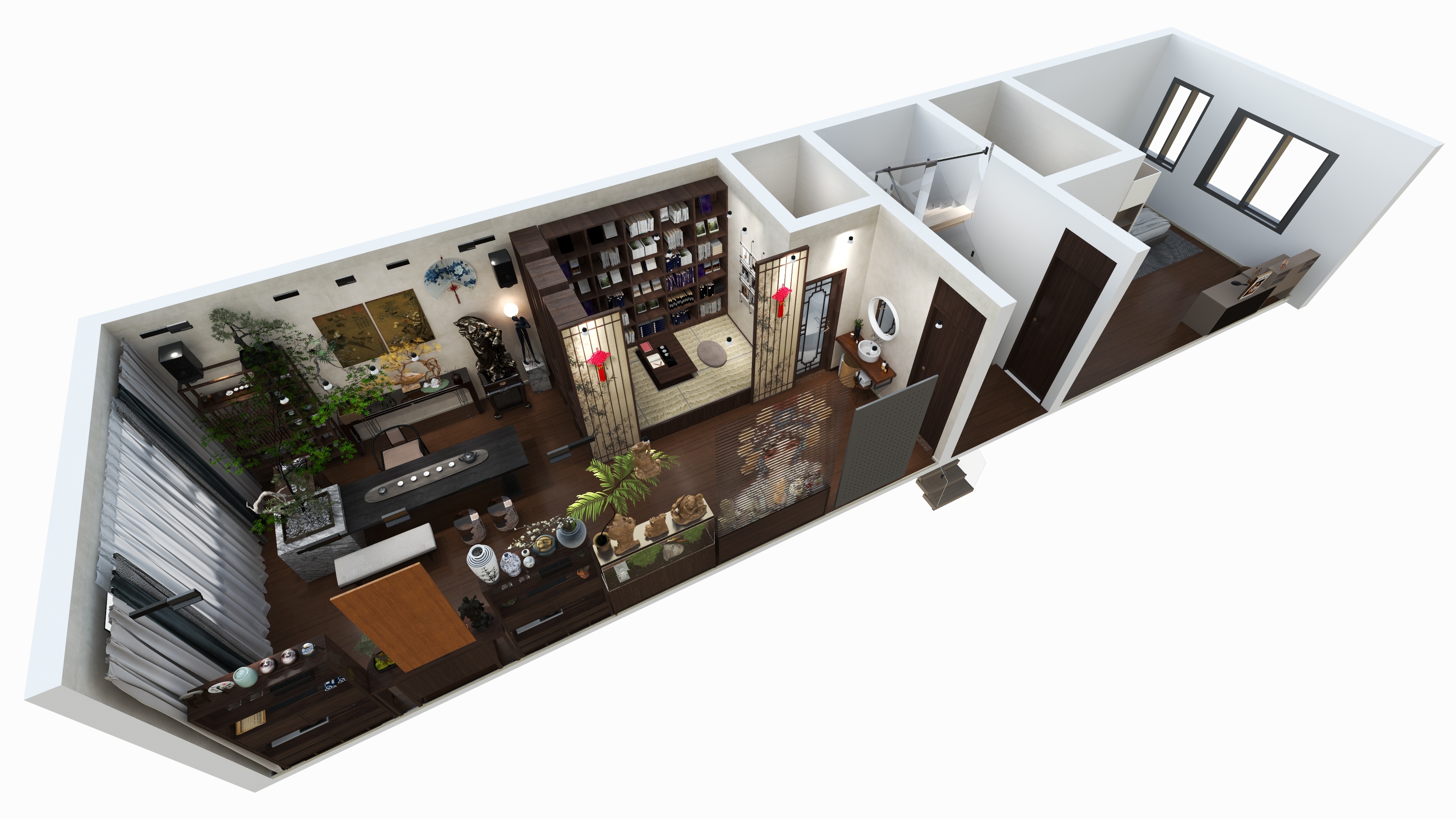 巅峰逆羊wnJQ-来宾民宿茶舍-装修设计方案