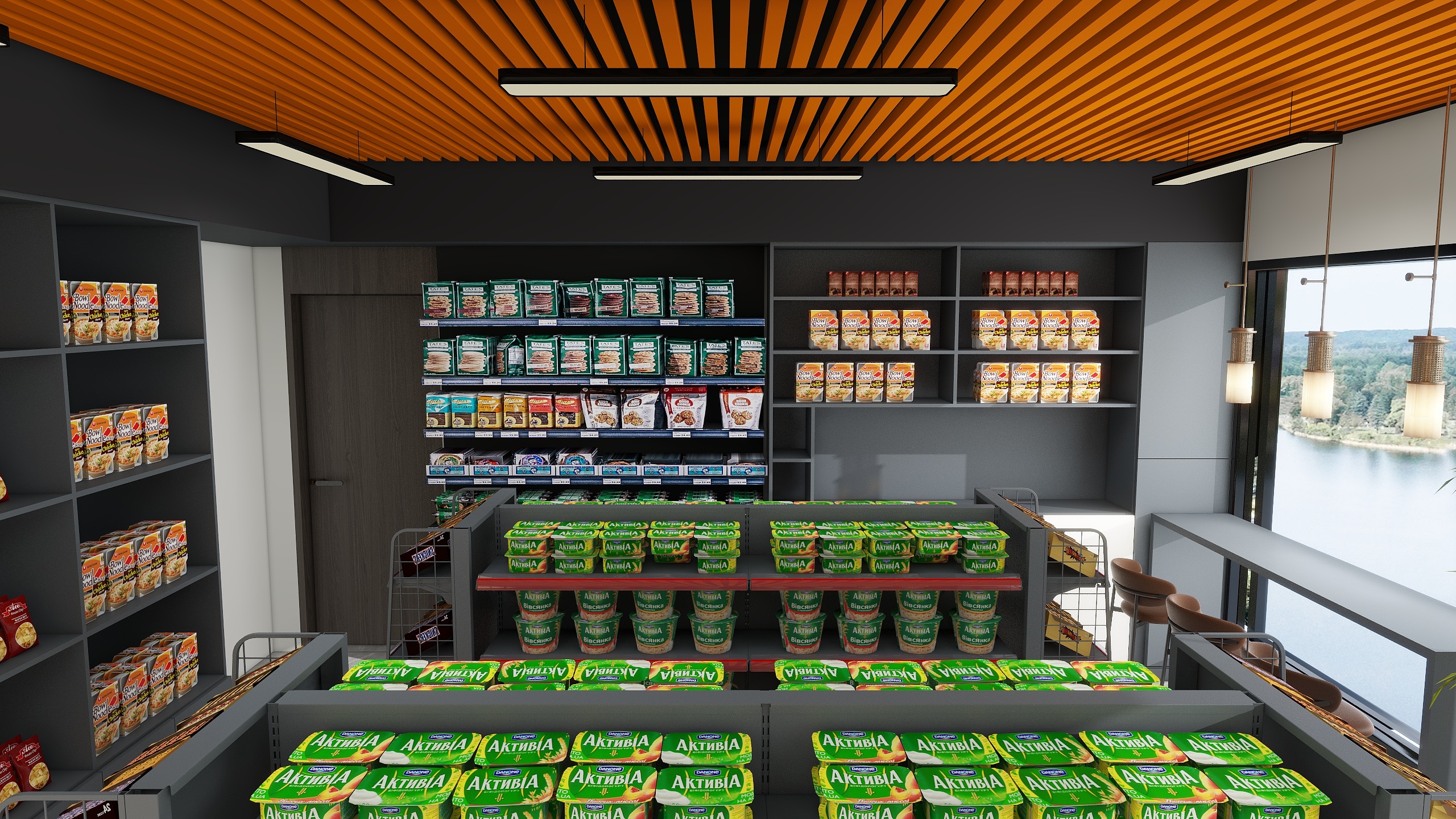 设计师玉京子-超市装修效果图