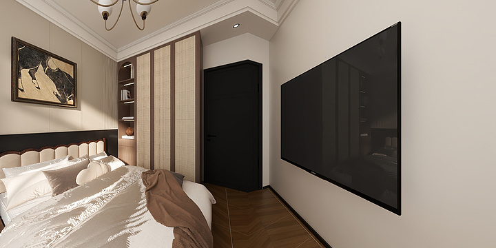 恒盛设计-兴隆马总 02户型意式中古-装修设计方案