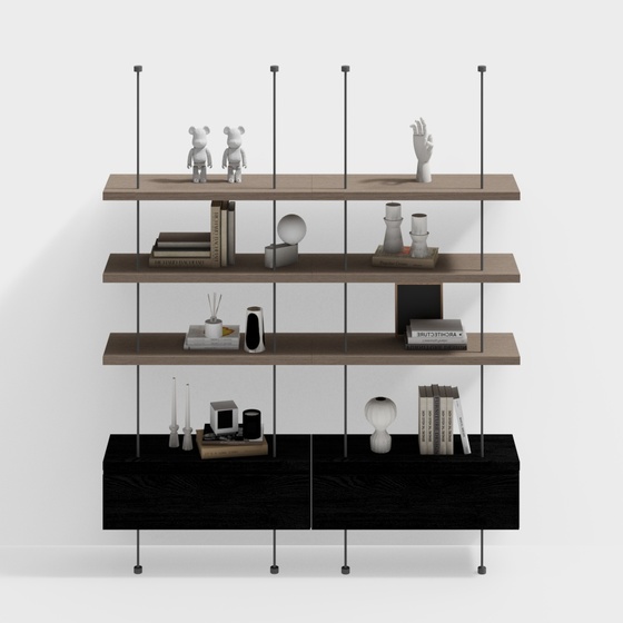 Contemporary Shelf in Black