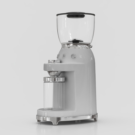 Coffee Machine 3D Model in Gray