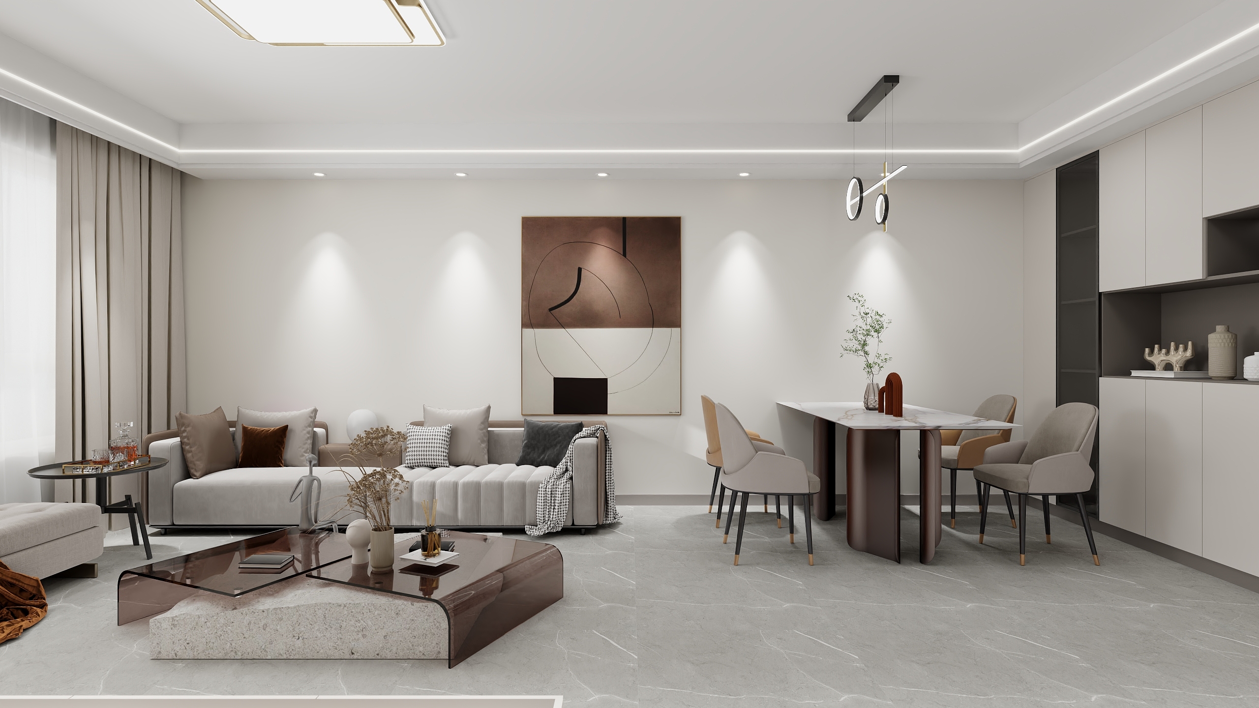 岳雯_-金宸国际现代风-装修设计方案