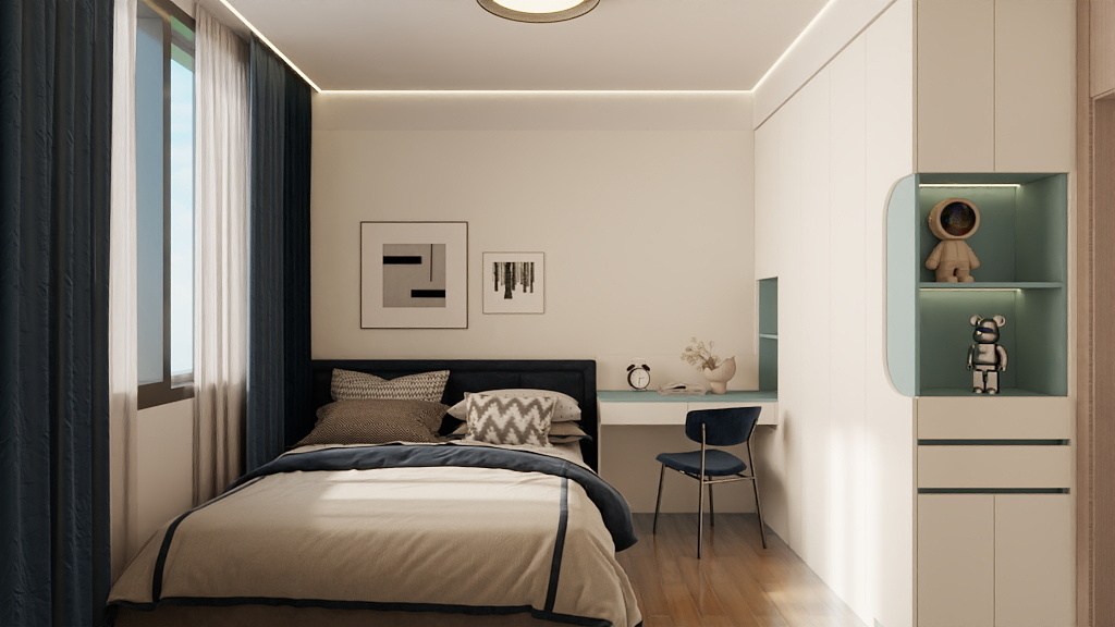 木斯羽-次卧-装修设计方案