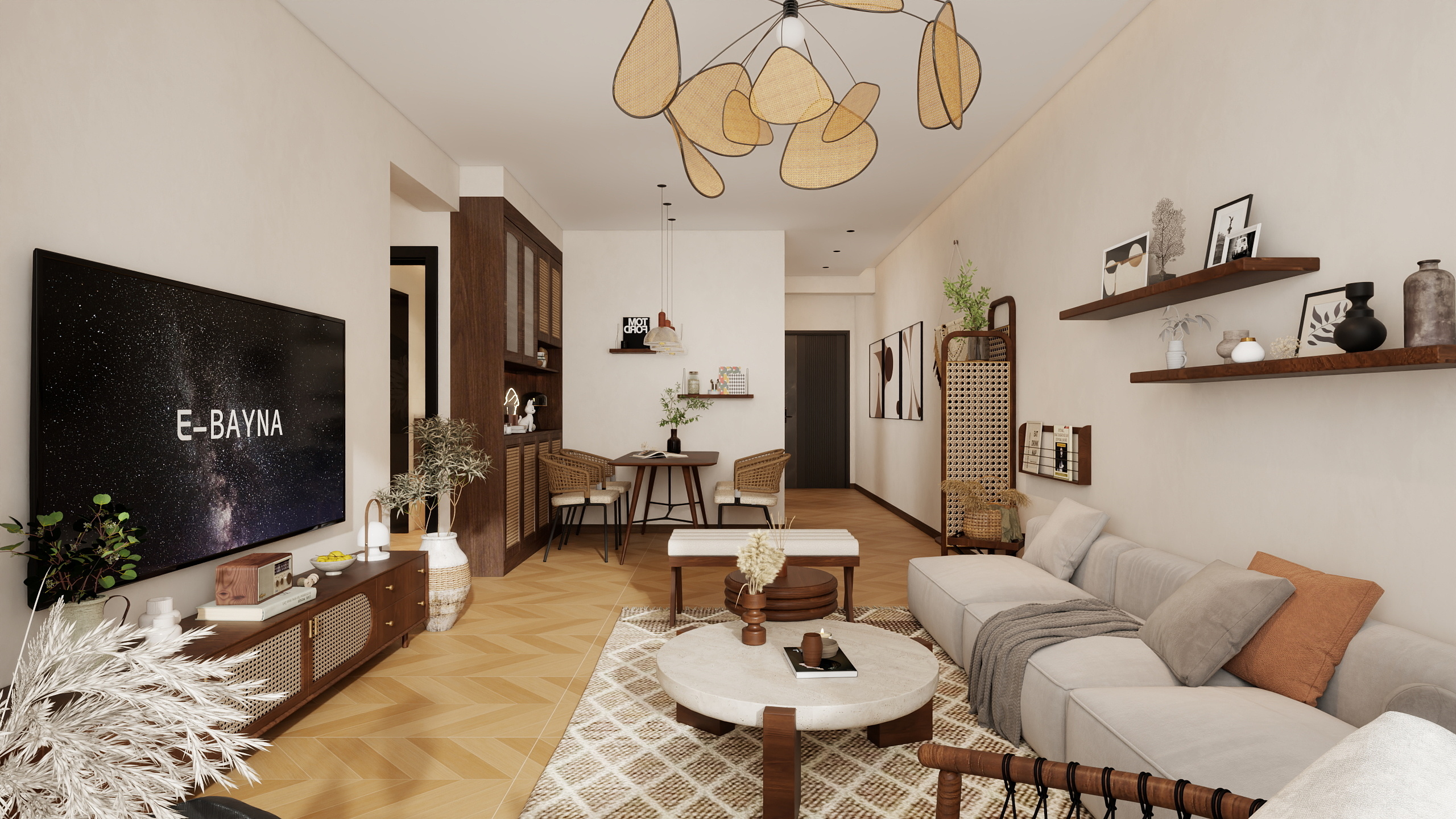 YMX设计-李-保利时代天珀侘寂81㎡3室-装修设计方案