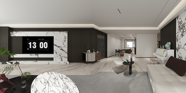 王双荣-吉祥天著5-1-1301现代简约-装修设计方案