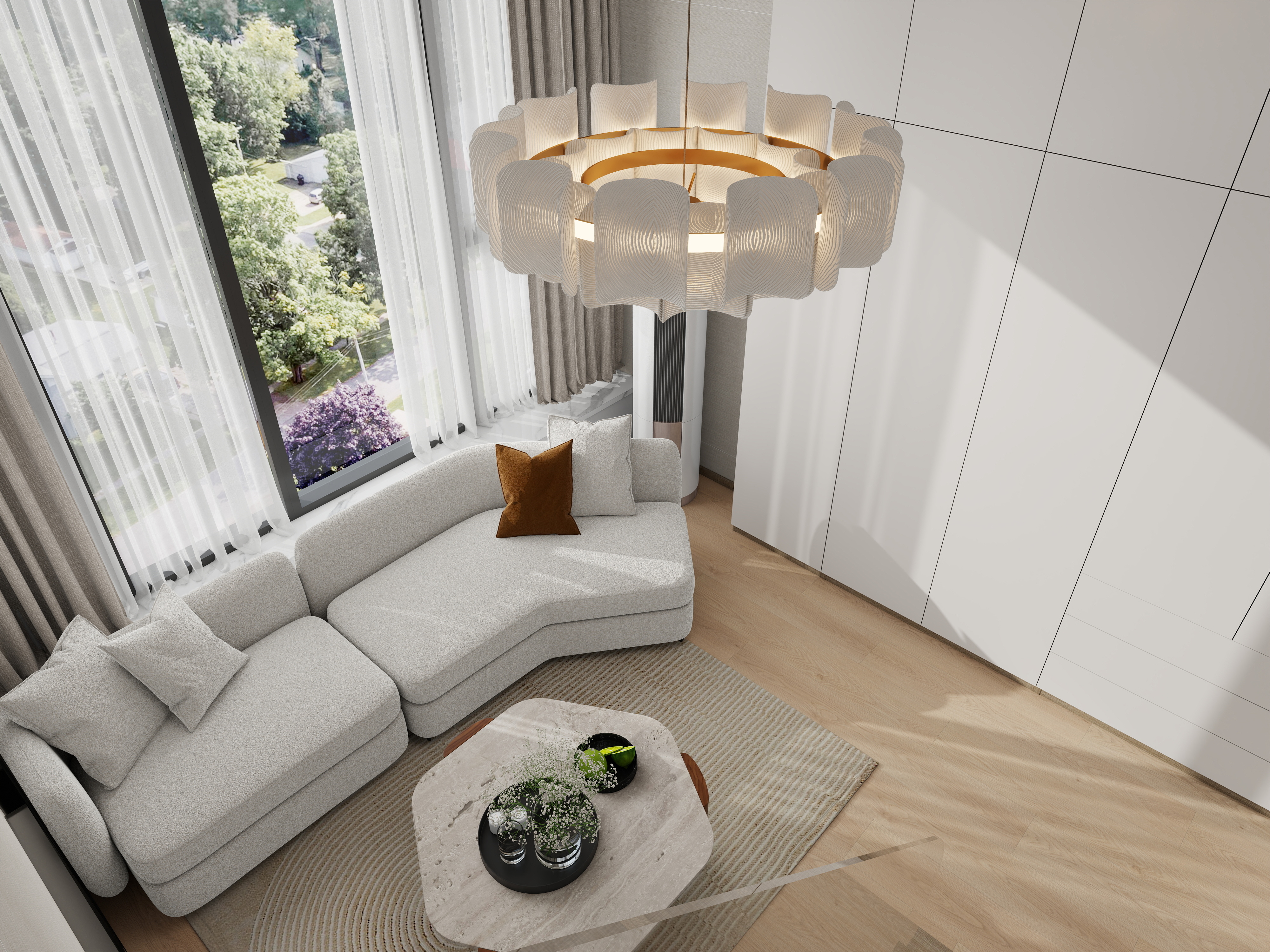 子非鱼空间设计工作室-金茂领寓A5单室套-装修设计方案