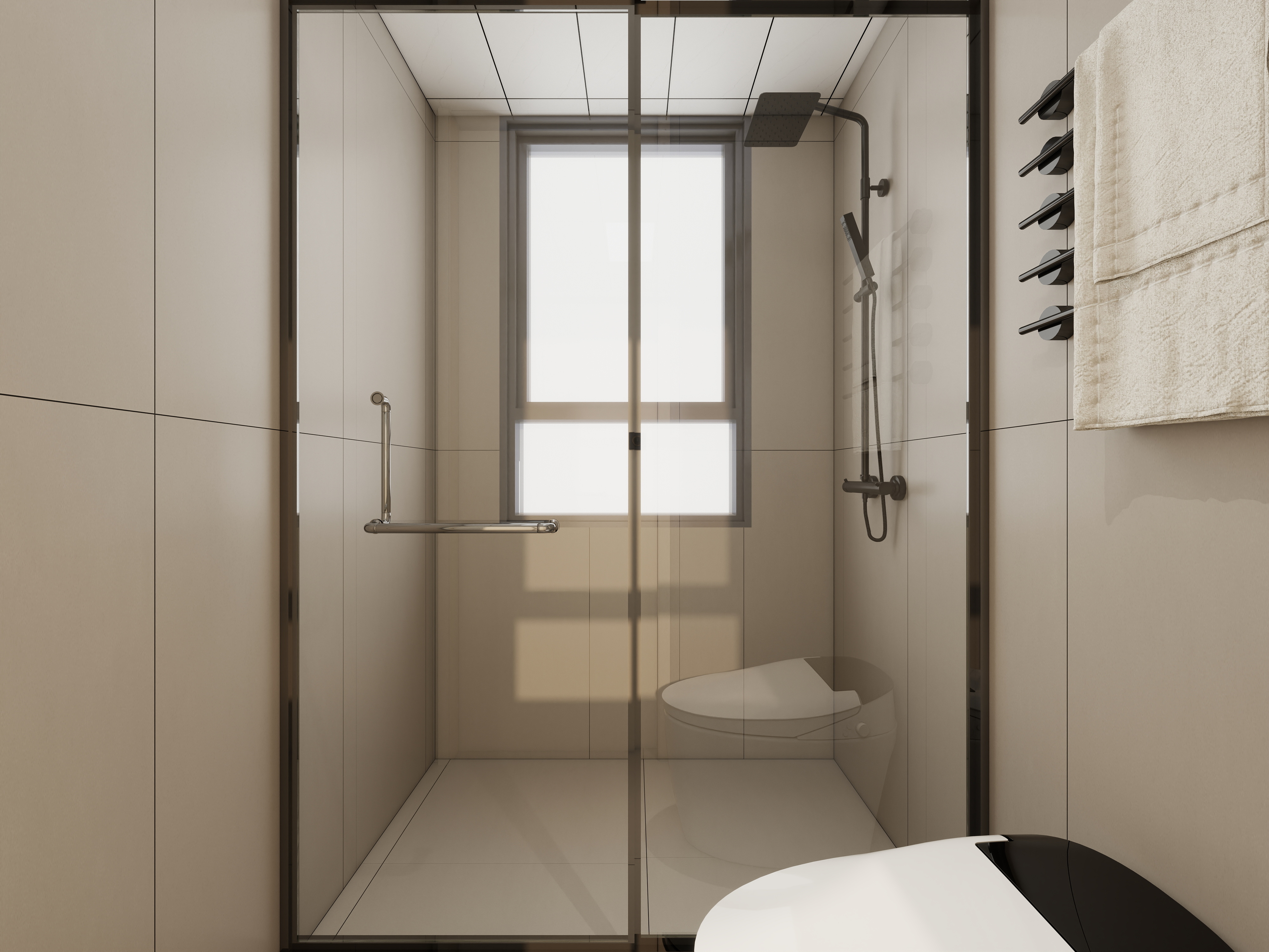 173-2243-8313陈工-107㎡3室装修效果图