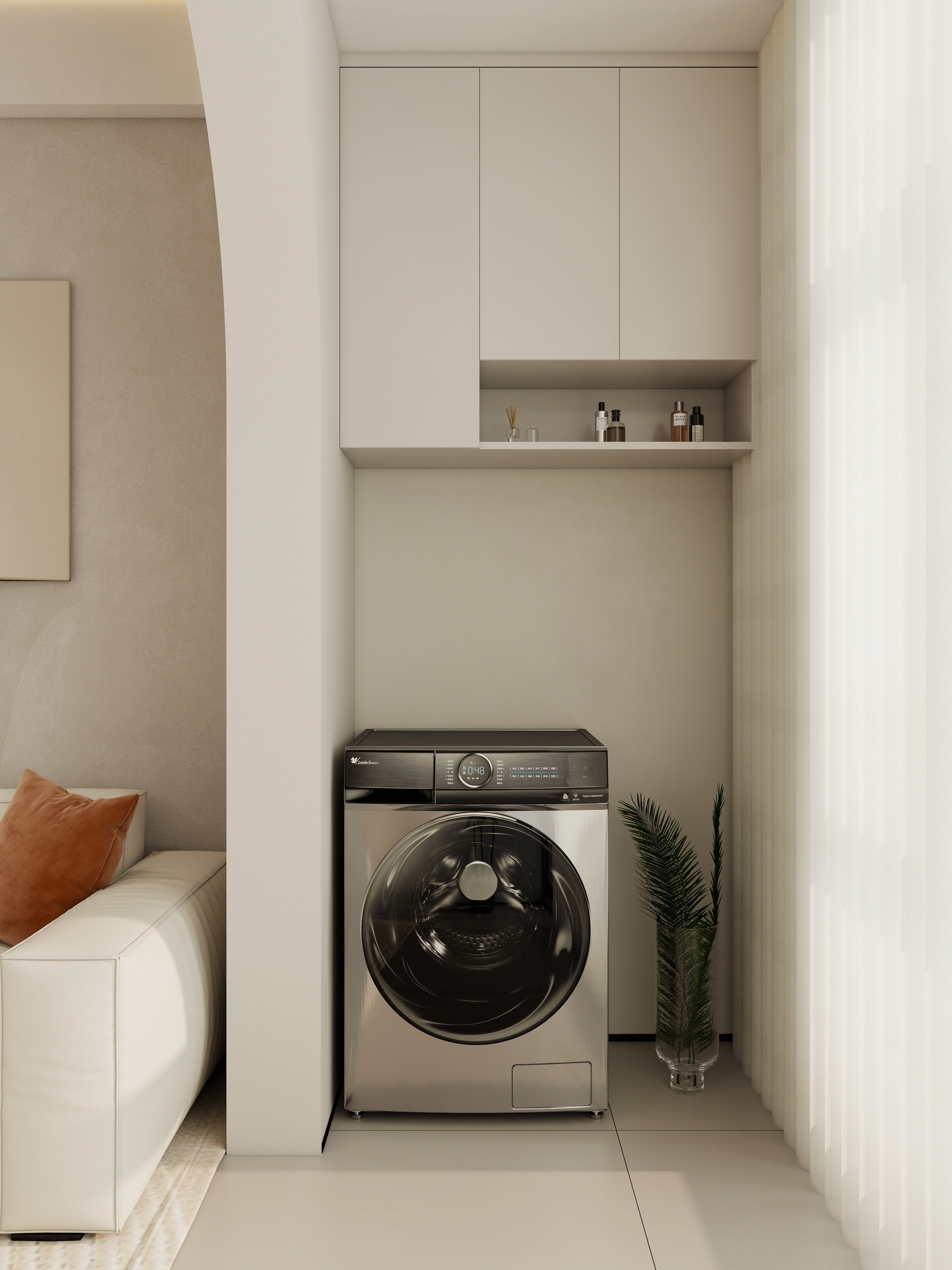 173-2243-8313陈工-107㎡3室装修效果图