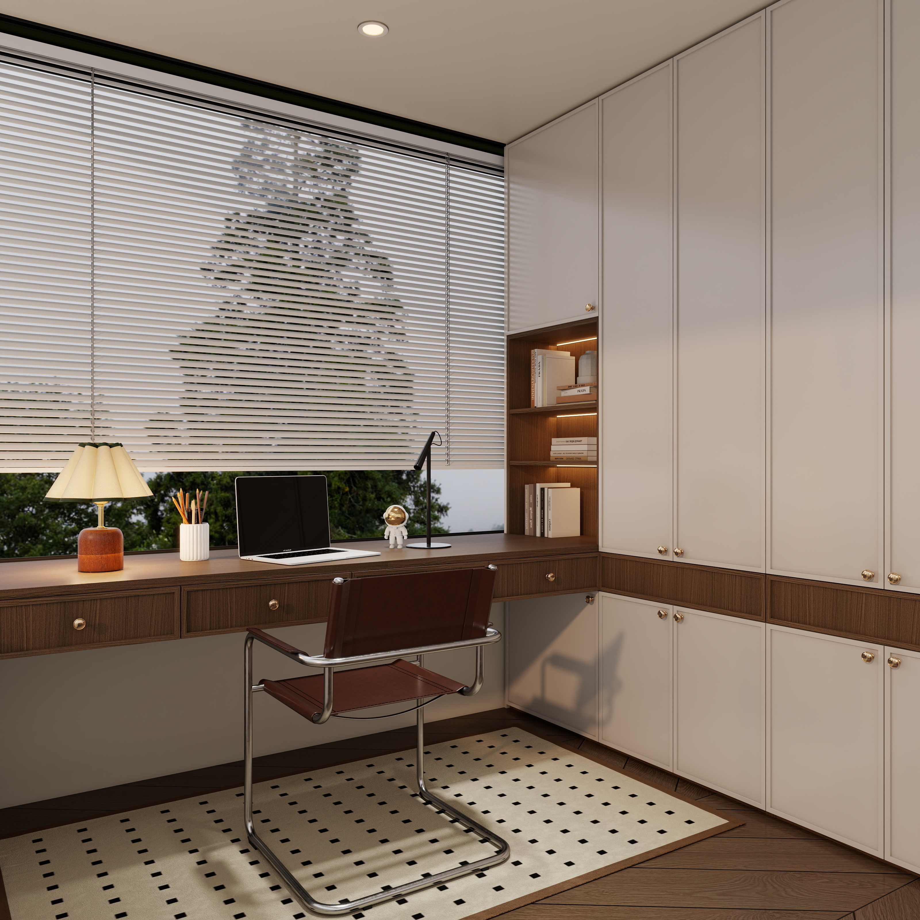 -三室中古风装修效果图