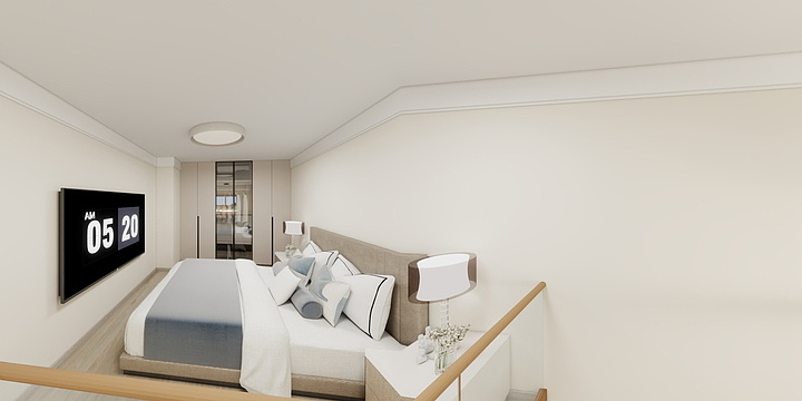 效果图16-LOFT-装修设计方案