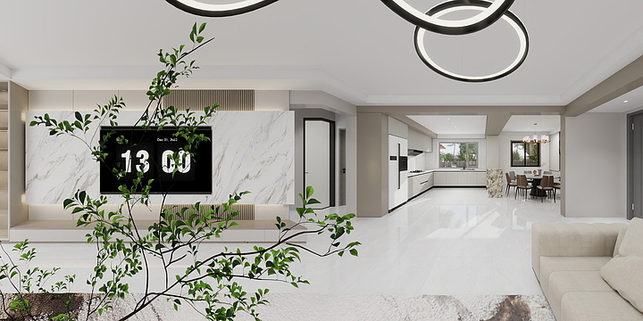 卫成设计-美合苑2-1-302户型-副本-装修设计方案