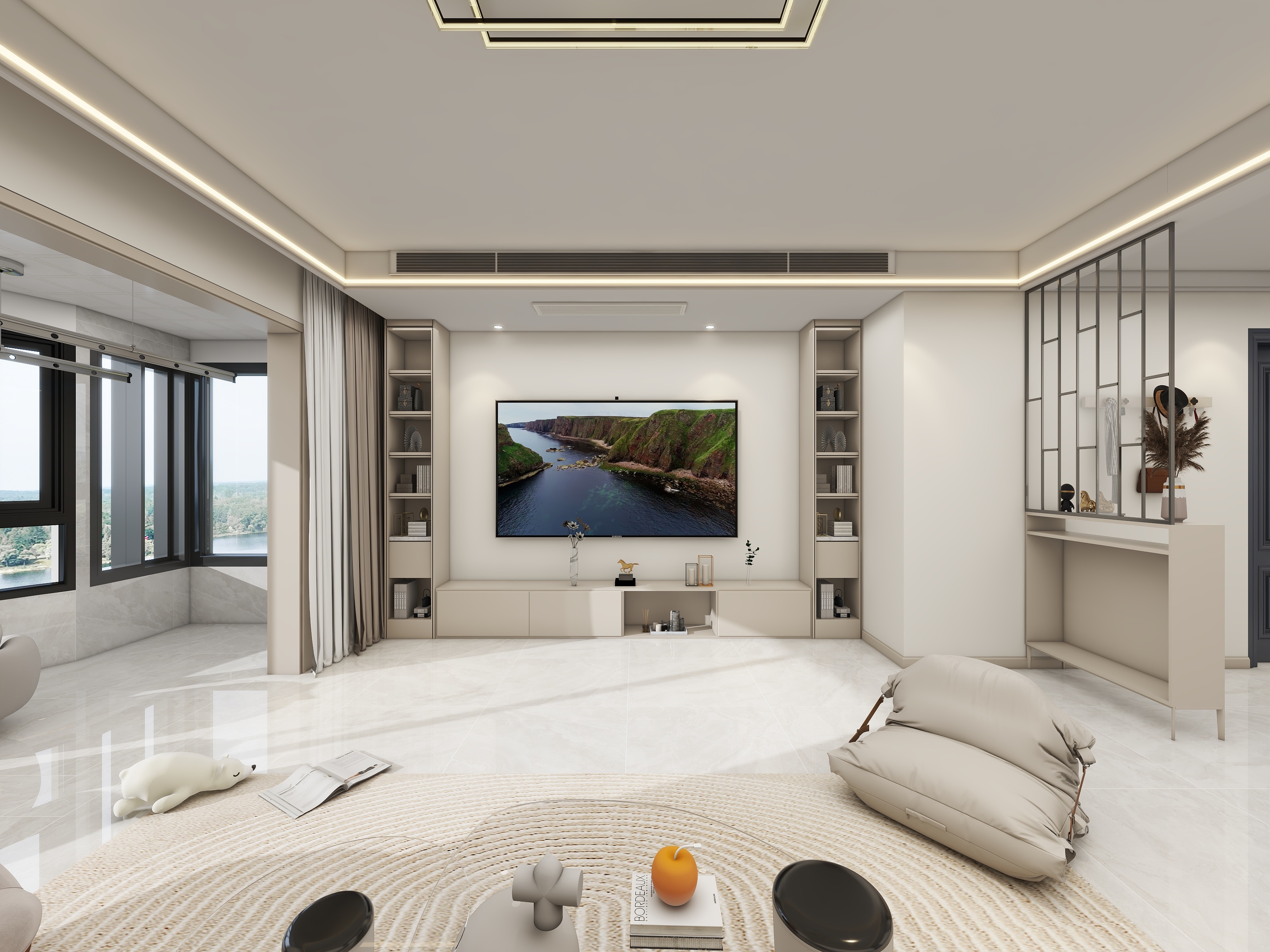 闫宝俊-现代147㎡3室-装修设计方案