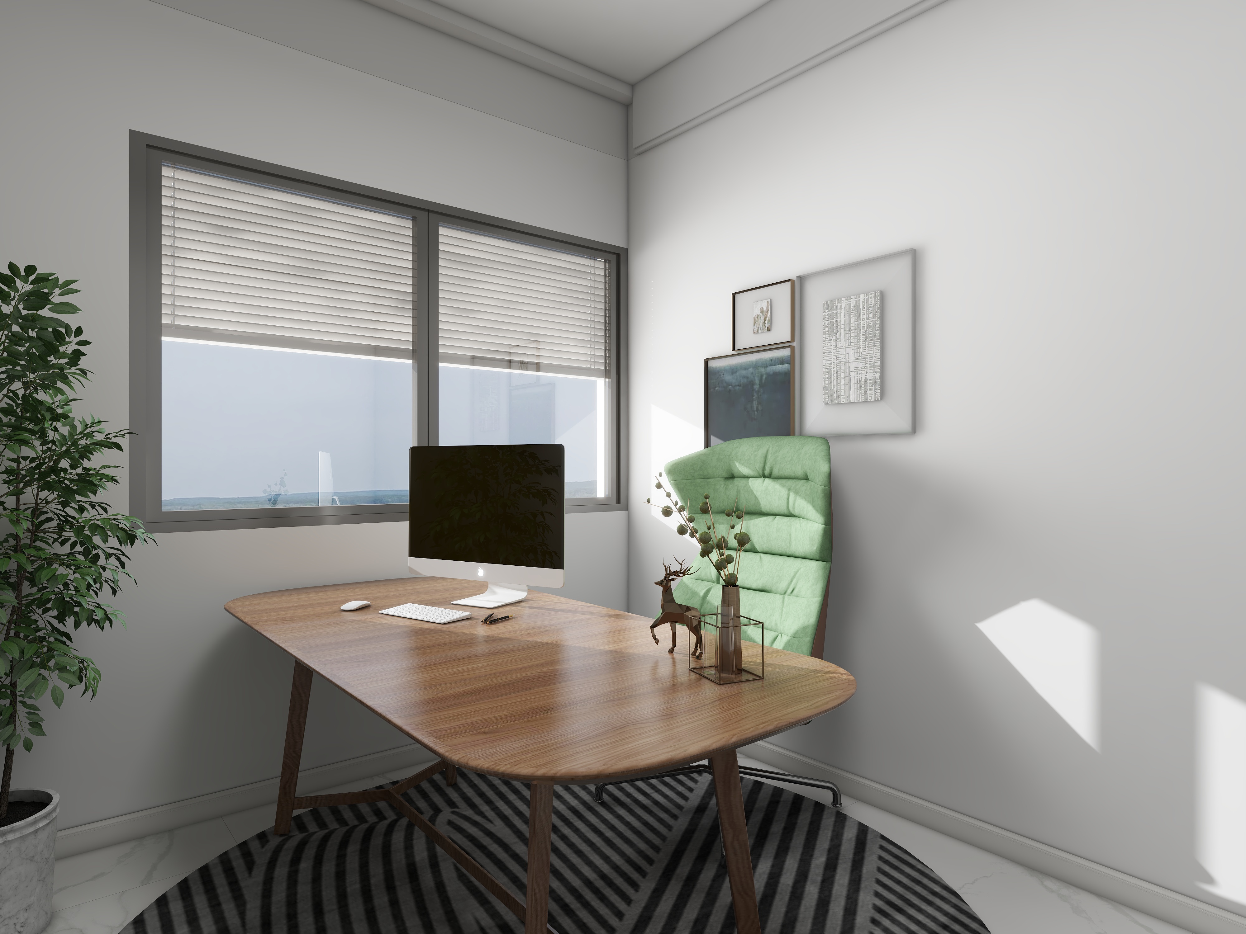 智能照明Yoln-陈彩红-初级考核实操中德英伦联邦116㎡3室-装修设计方案