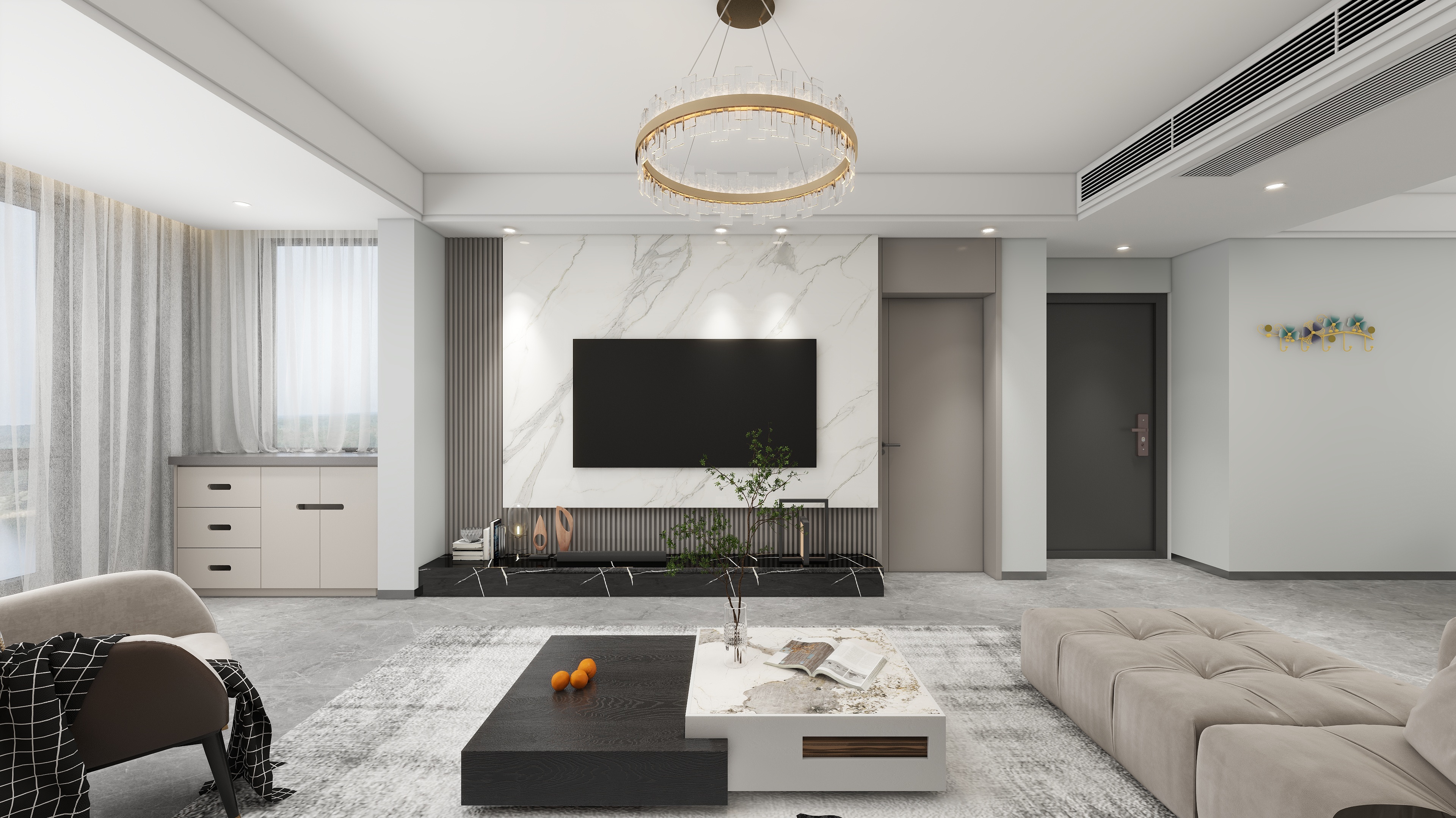 恒子-126㎡2室枫林学府-装修设计方案