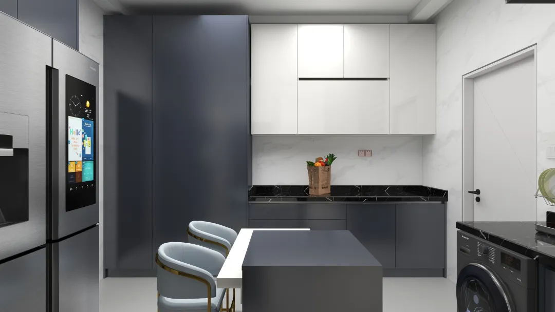 joenerly612的装修设计方案:Simple customized kitchen