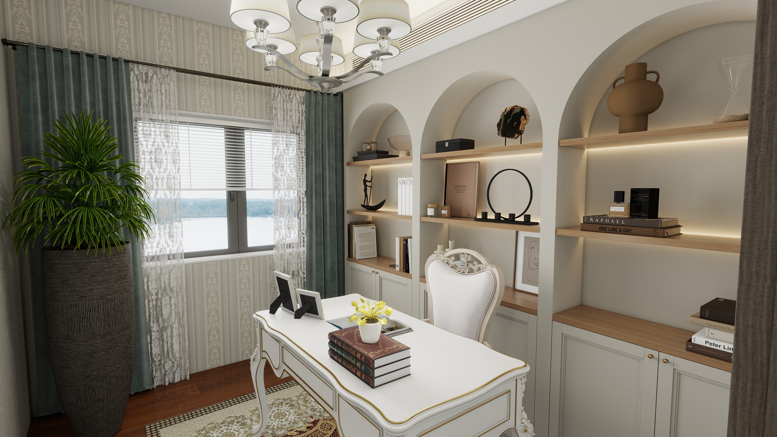 CarsonqBgx-融创海逸长洲一期98平装修效果图