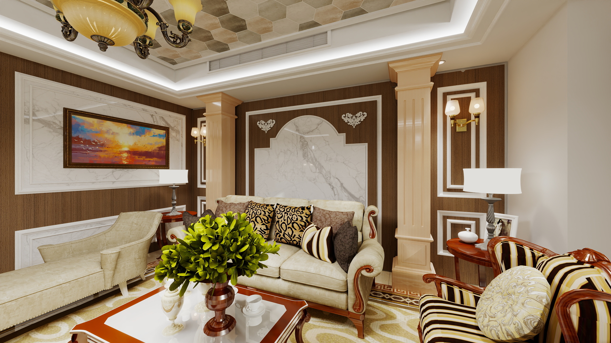 130****9137xImE-奥林至尊183㎡3室-欧式装修效果图