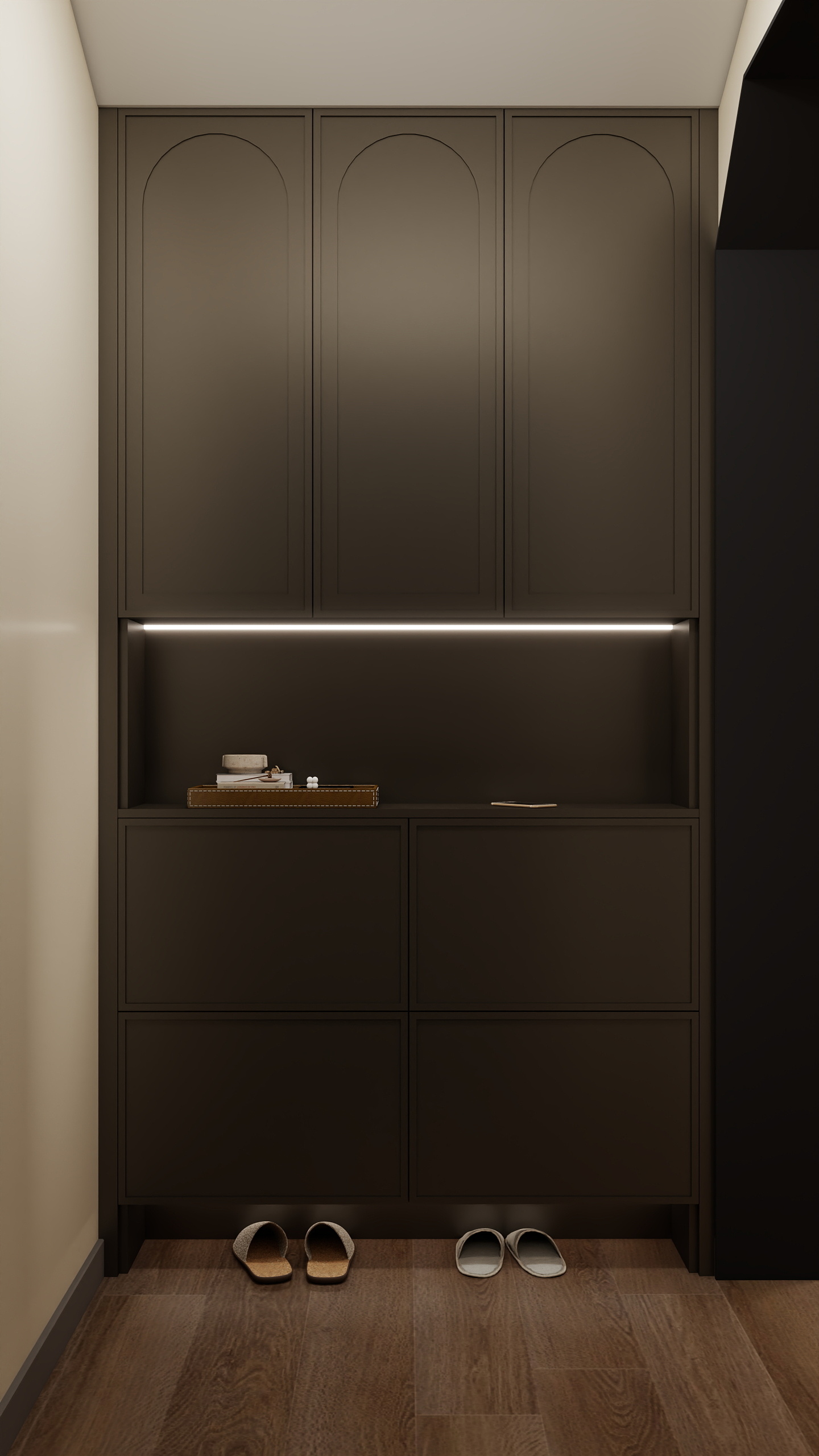 设计师~阮明-麒麟府G1中古风装修效果图